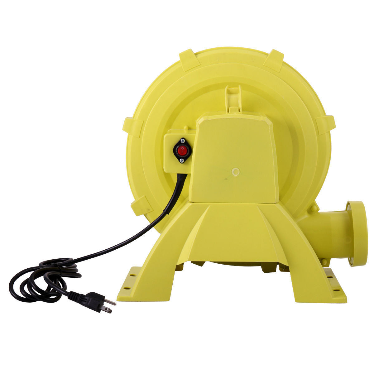 450W Outdoor Indoor Air Blower, Pump Fan for Inflatable Bounce Castle, Water Slides, Safe, Portable - Yellow and Green