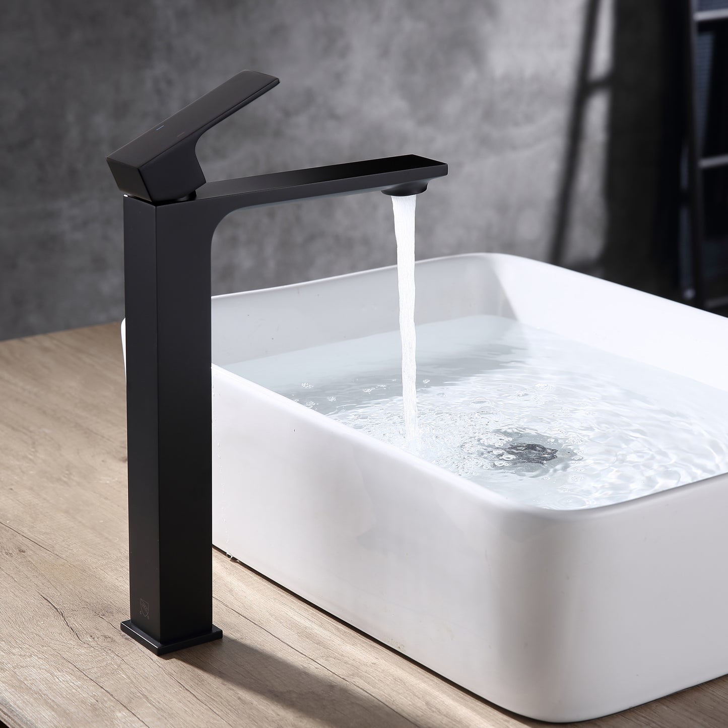 Upgrade Your Bathroom with Our Modern Matte Black Brass Faucet