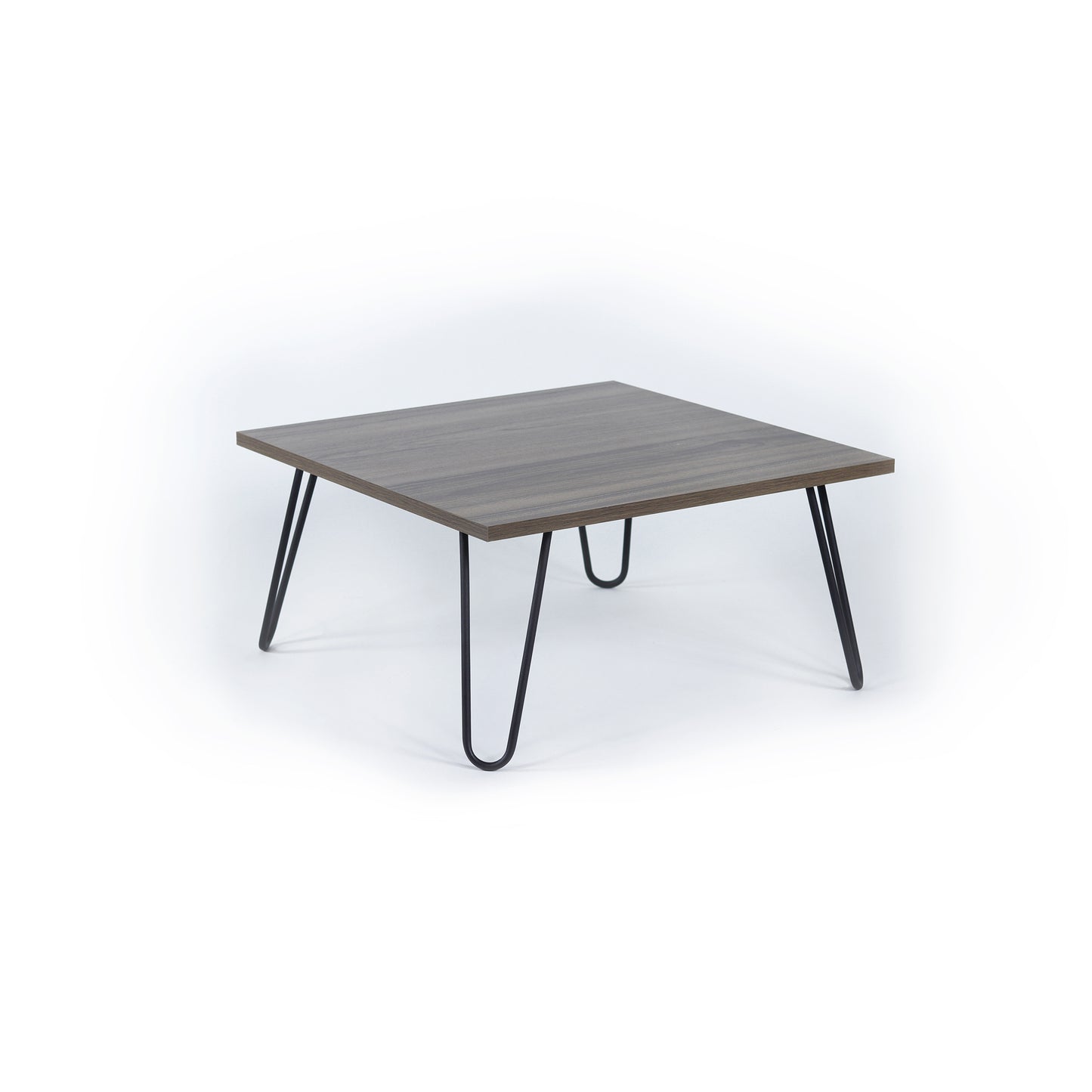 Lona Coffee Table with Sleek Black Metal Legs for Modern Living Spaces