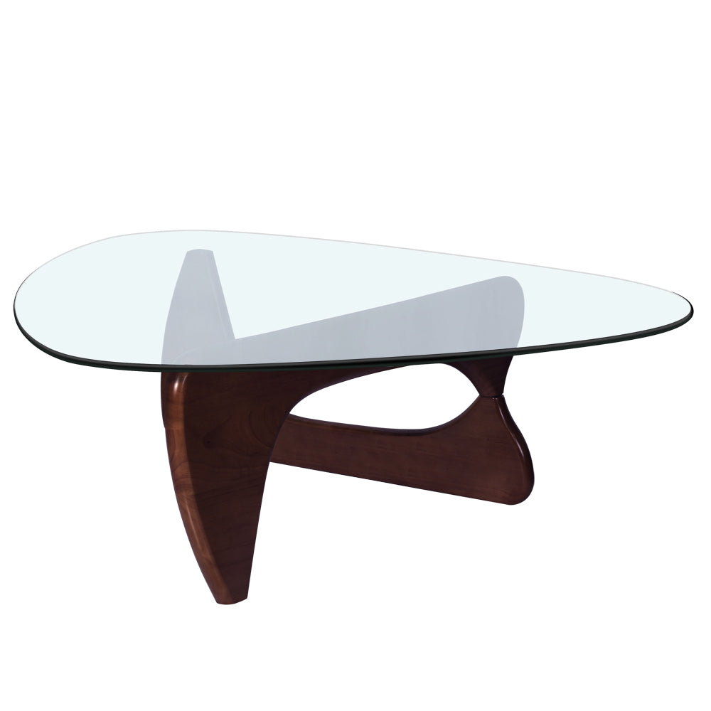 Modern Triangle Solid Wood Coffee Table for Home