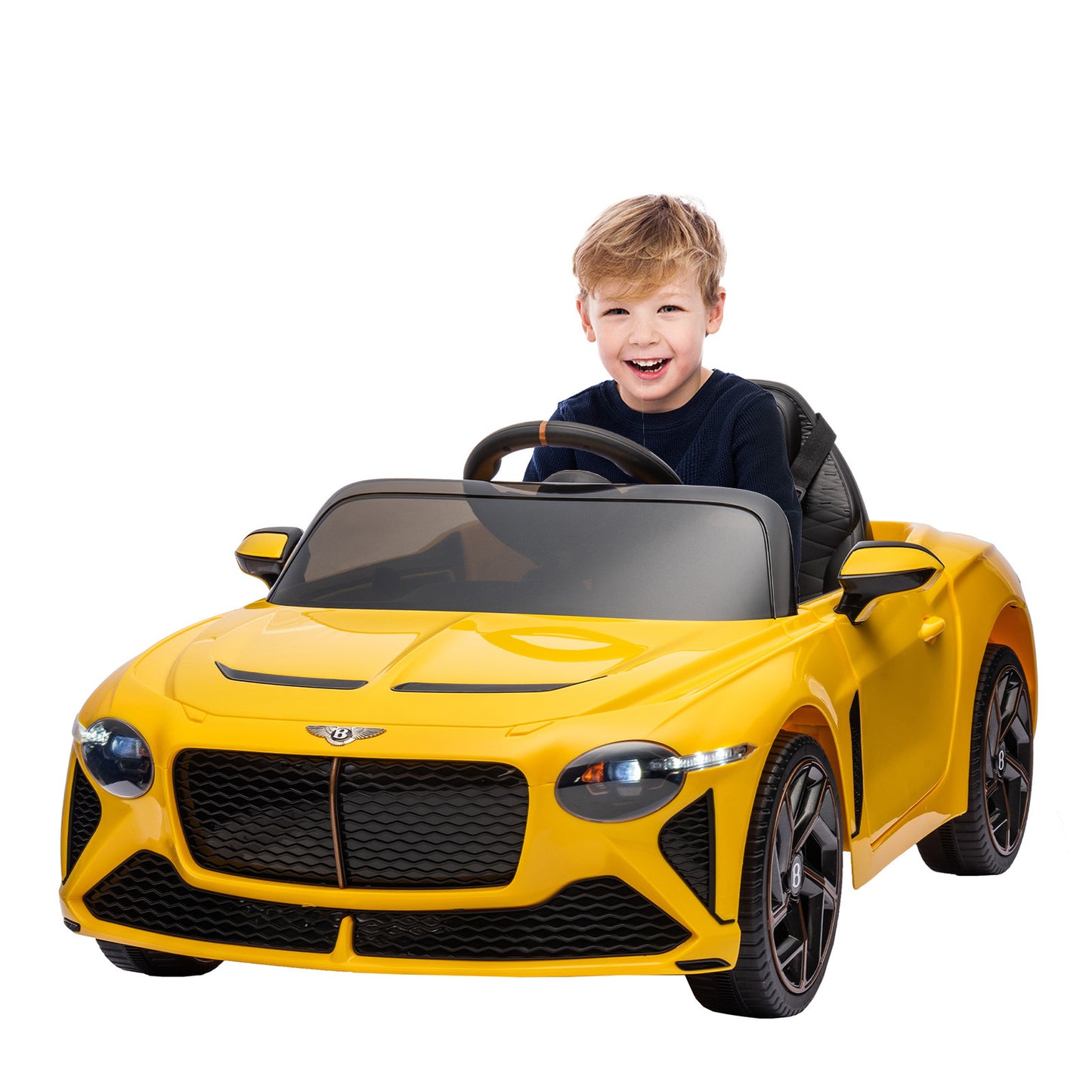Licensed Bentley Mulsanne,12v7A Kids ride on car 2.4G W/Parents Remote Control,electric car for kids,Three speed adjustable,Power display, USB,MP3 ,Bluetooth,LED light,Three-point safety belt