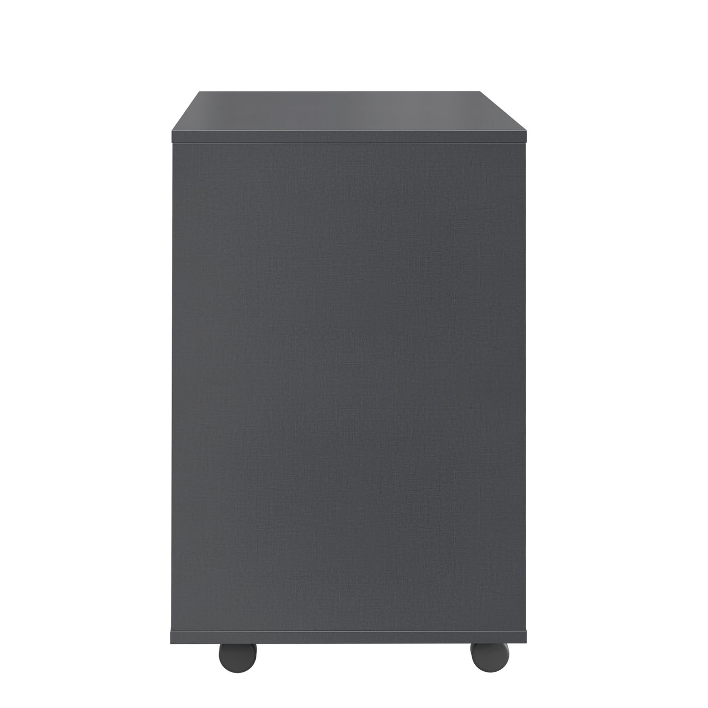 Lockable Rolling File Cabinet with Combination Lock, Dark Gray