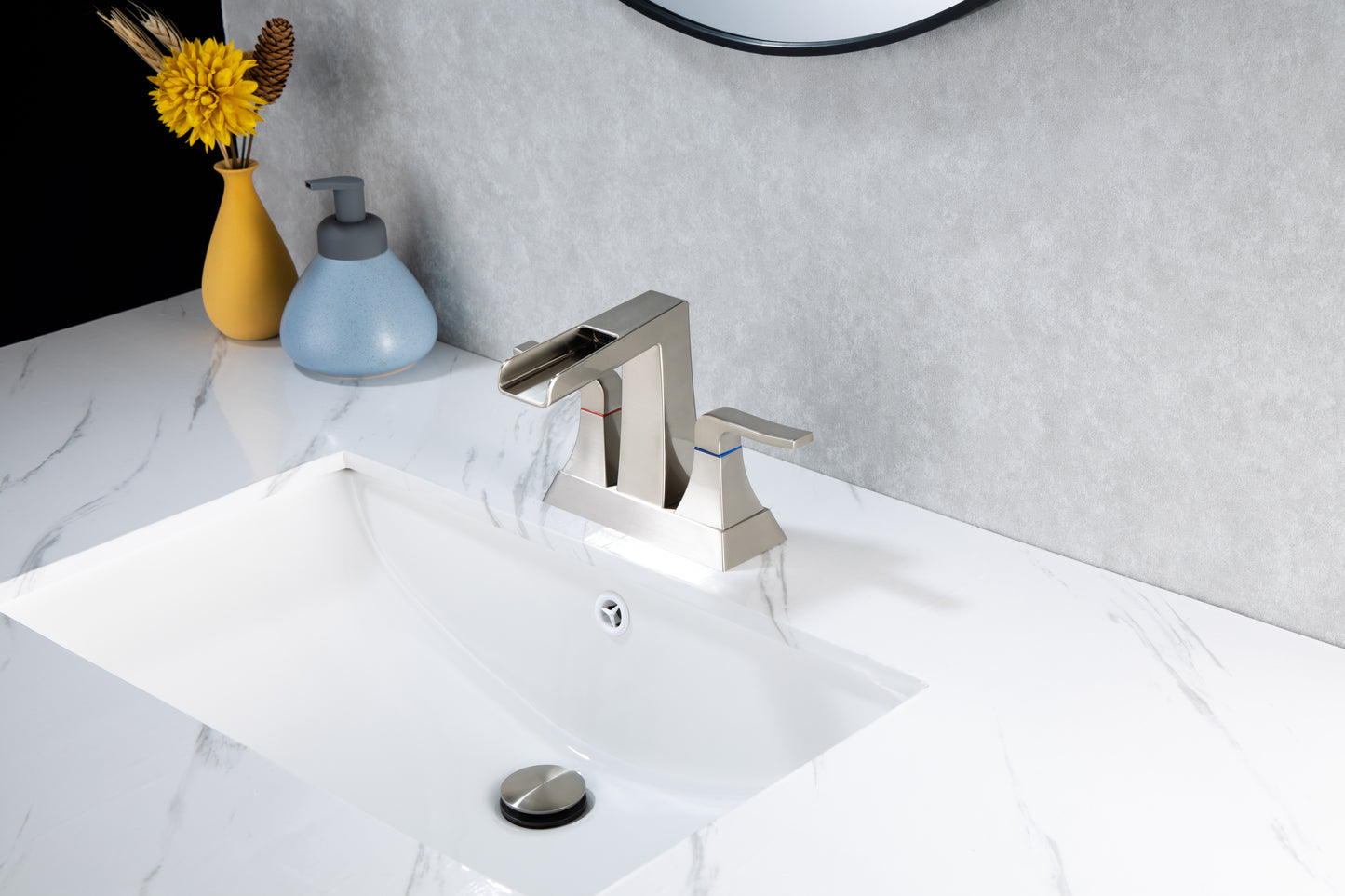 Enhance Your Bathroom with a Brushed Nickel 2-Handle Lavatory Faucet