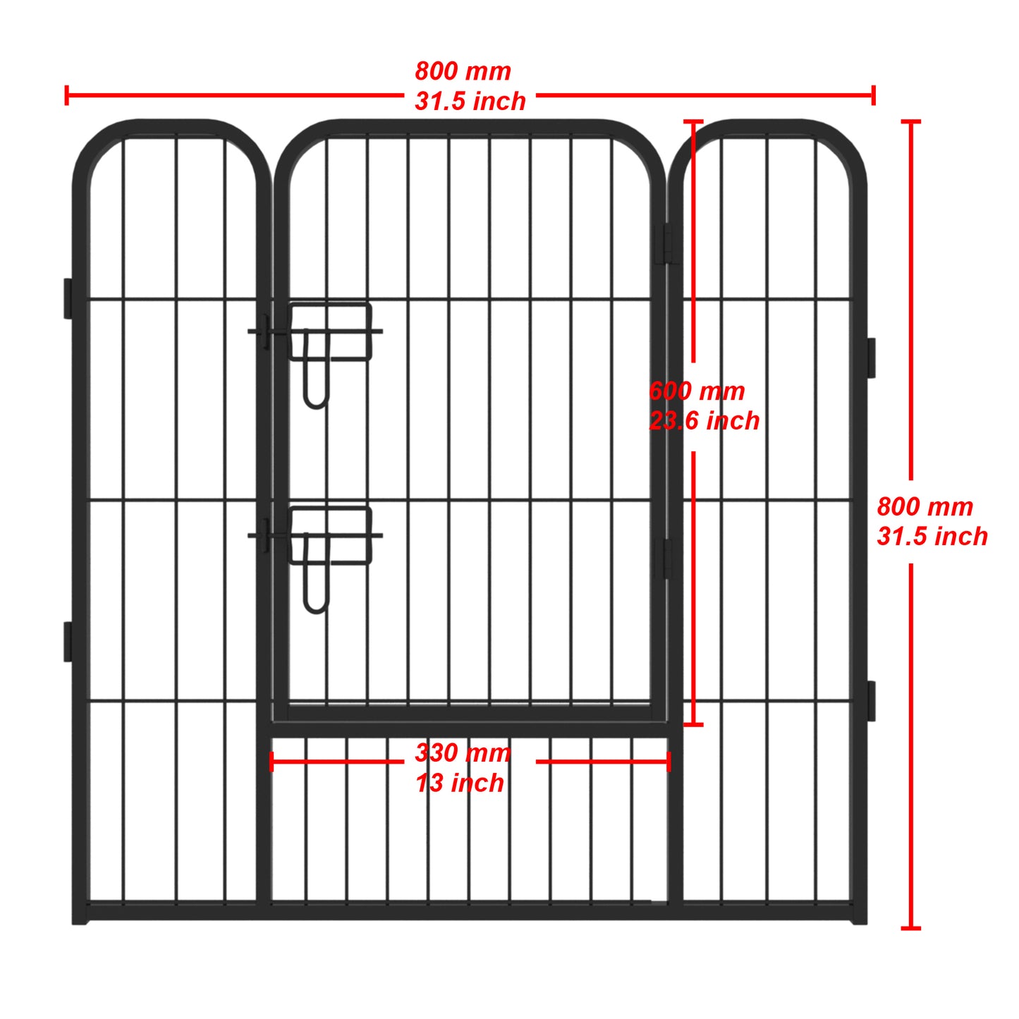 16-Panels High Quality Wholesale Cheap Best Large Indoor Metal Puppy Dog Run Fence / Iron Pet Dog Playpen