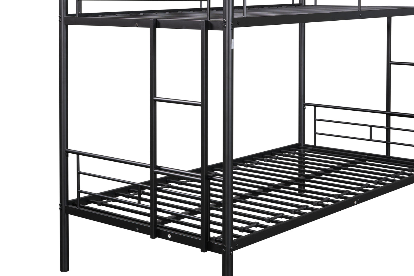 Metal Twin Bunk Bed with Enhanced Safety Measures