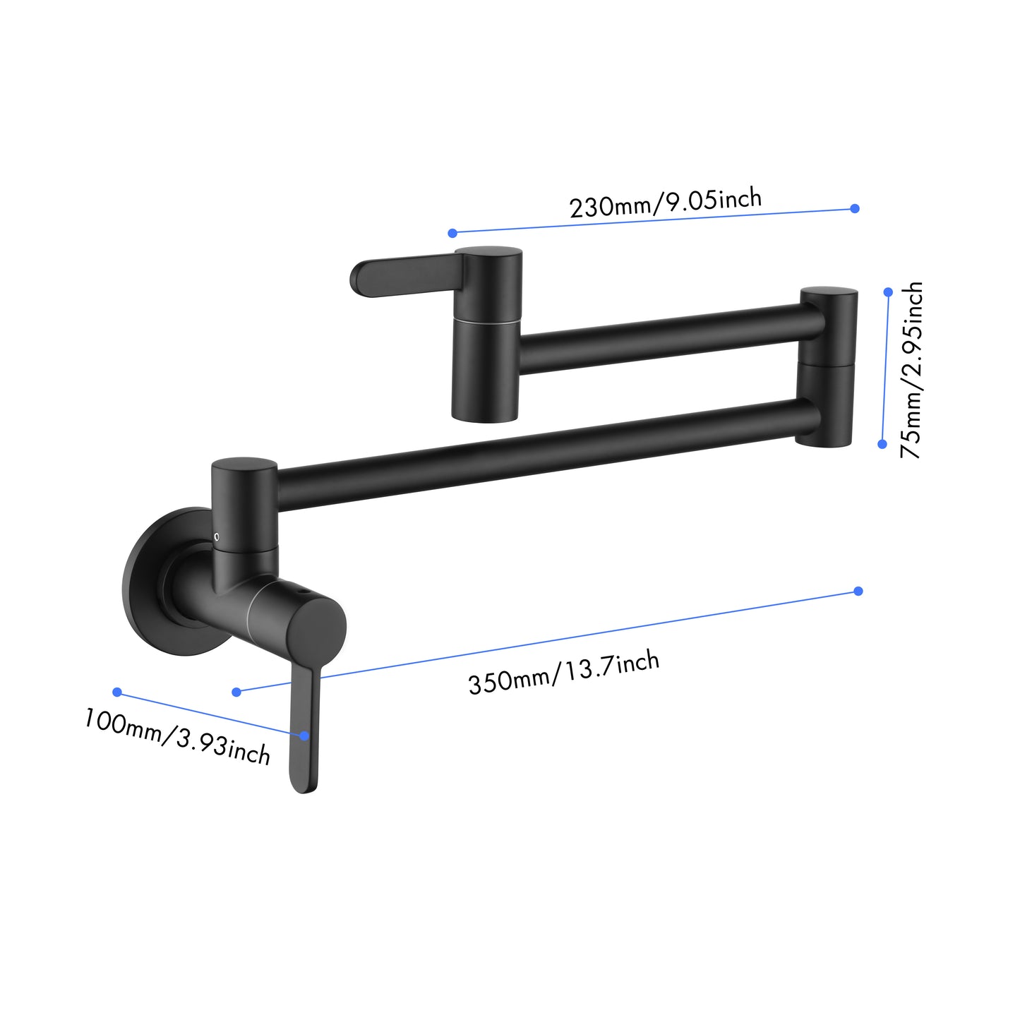 Pot Filler Faucet Wall Mount