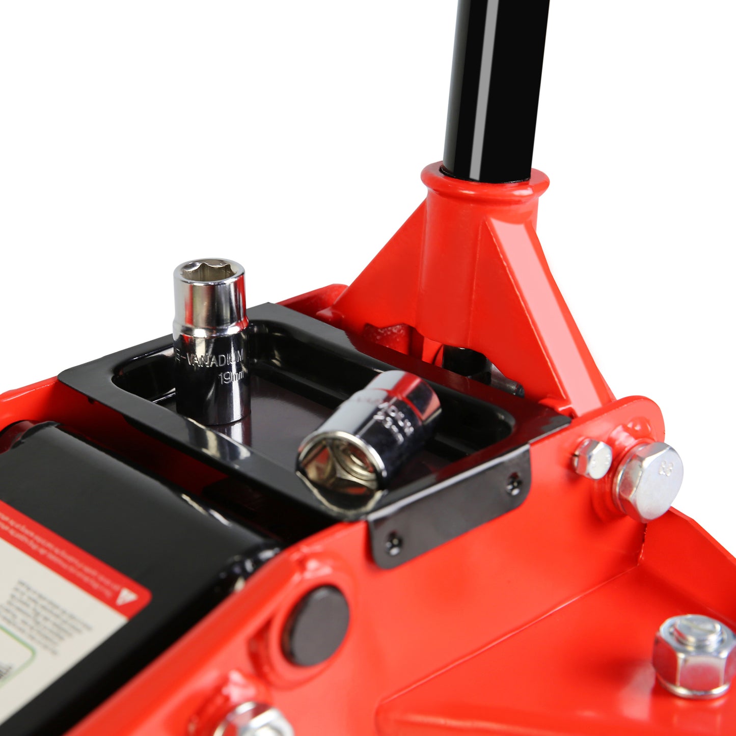 2.5 Ton Dual Piston Hydraulic Steel Racing Floor Jack with Quick Lift Pump