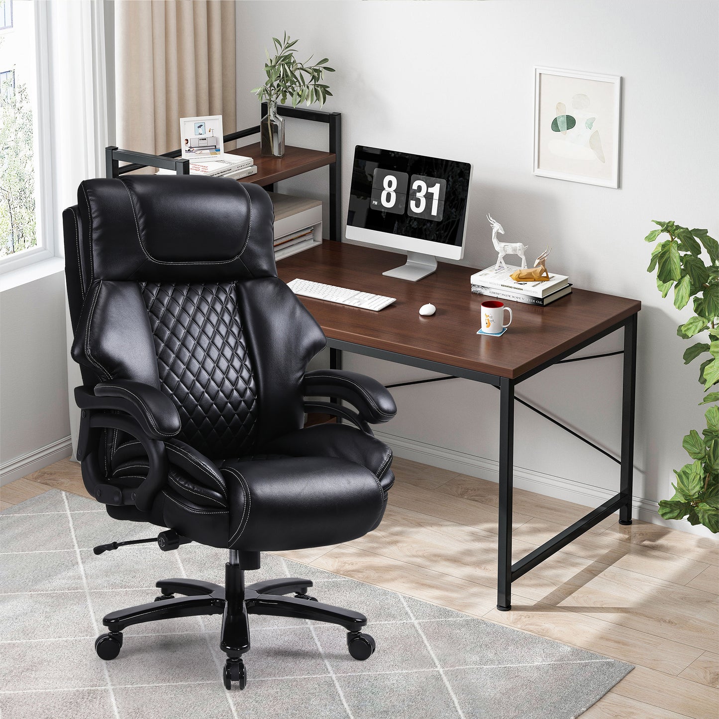 Office Chair Heavy and tall adjustable executive  Big and Tall Office Chair