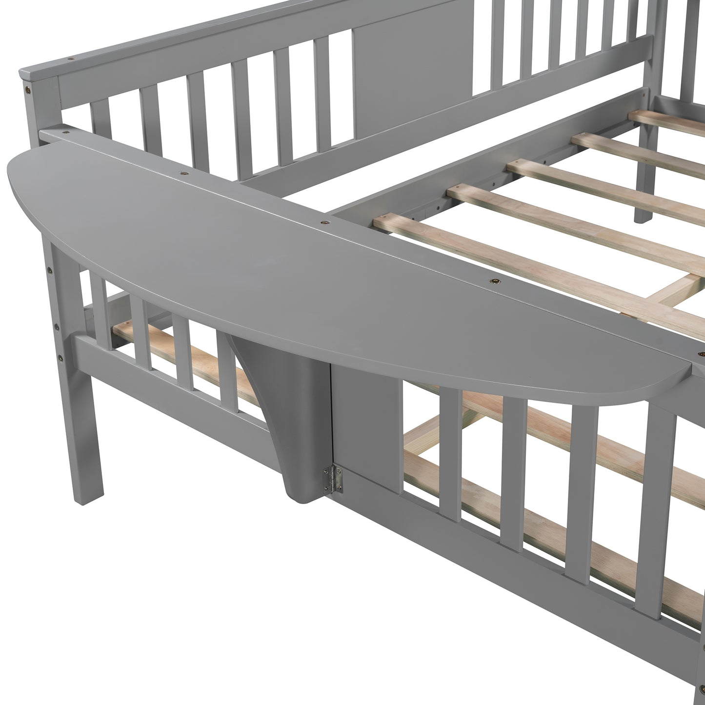 Full size Daybed, Wood Slat Support, Gray