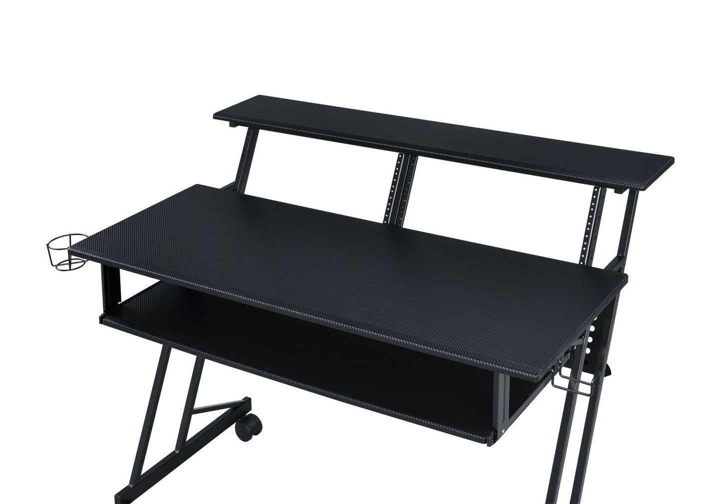 Suitor Computer Desk with Keyboard Tray, Black 92900