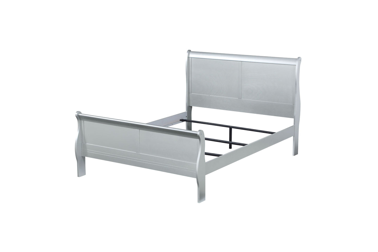 Louis Philippe Eastern King Bed in Platinum 26727EK