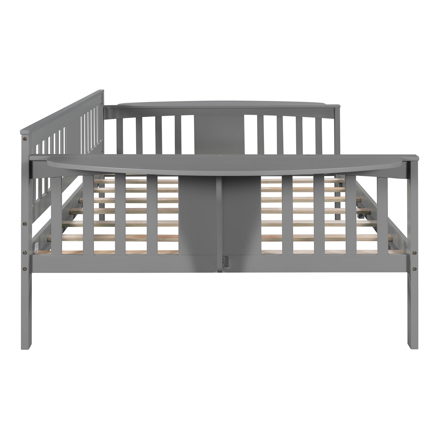 Full size Daybed, Wood Slat Support, Gray