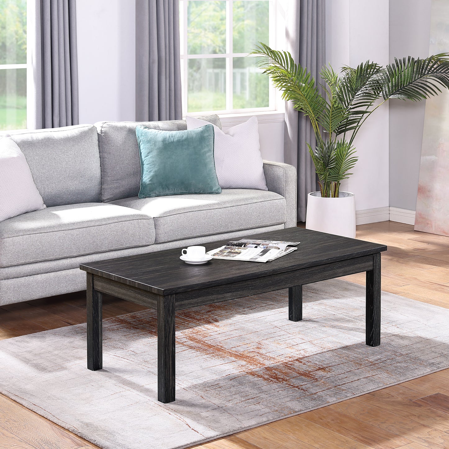 Versatile Lift-Top Coffee Table with Hidden Storage