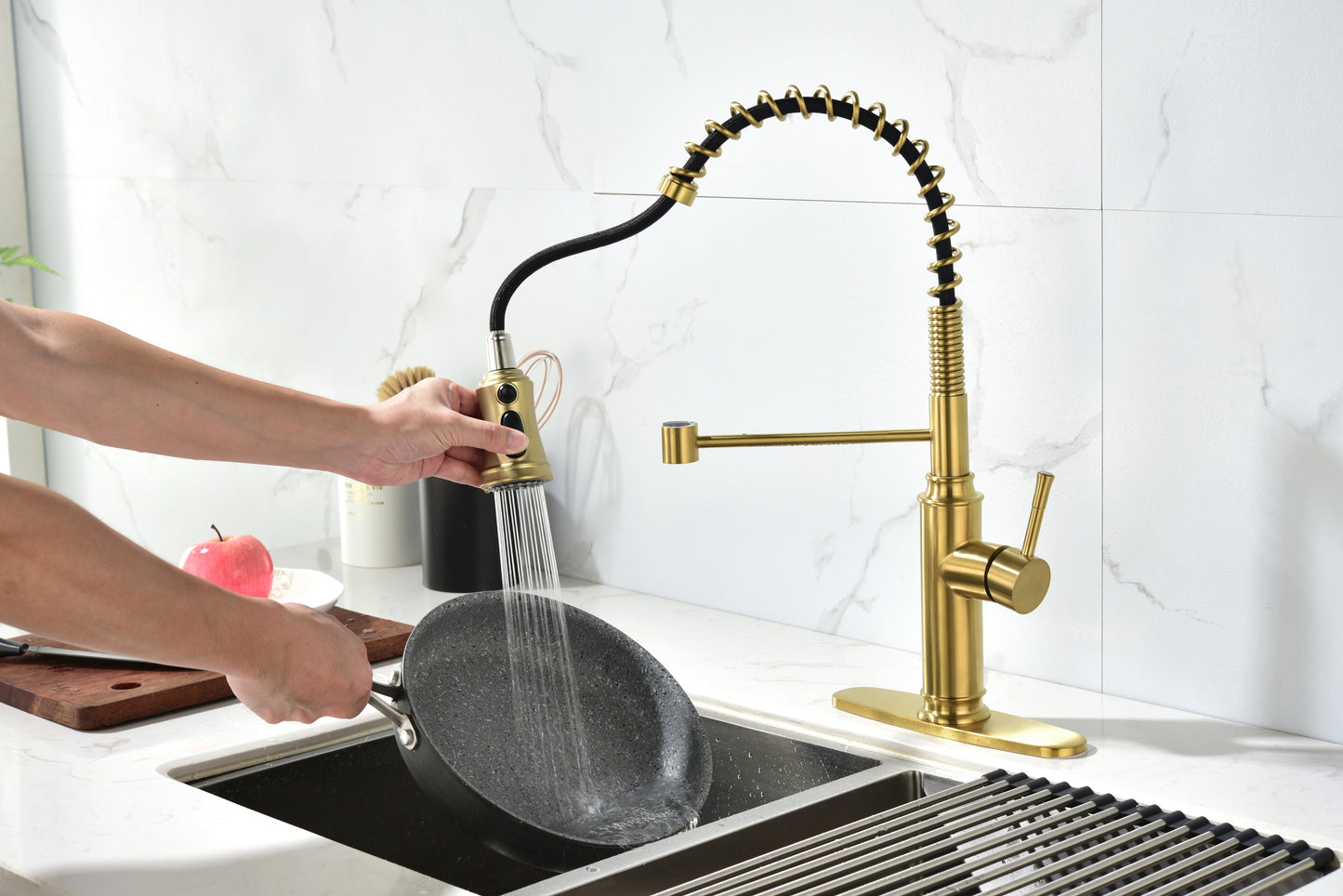 Kitchen Faucet with Pull Down Sprayer