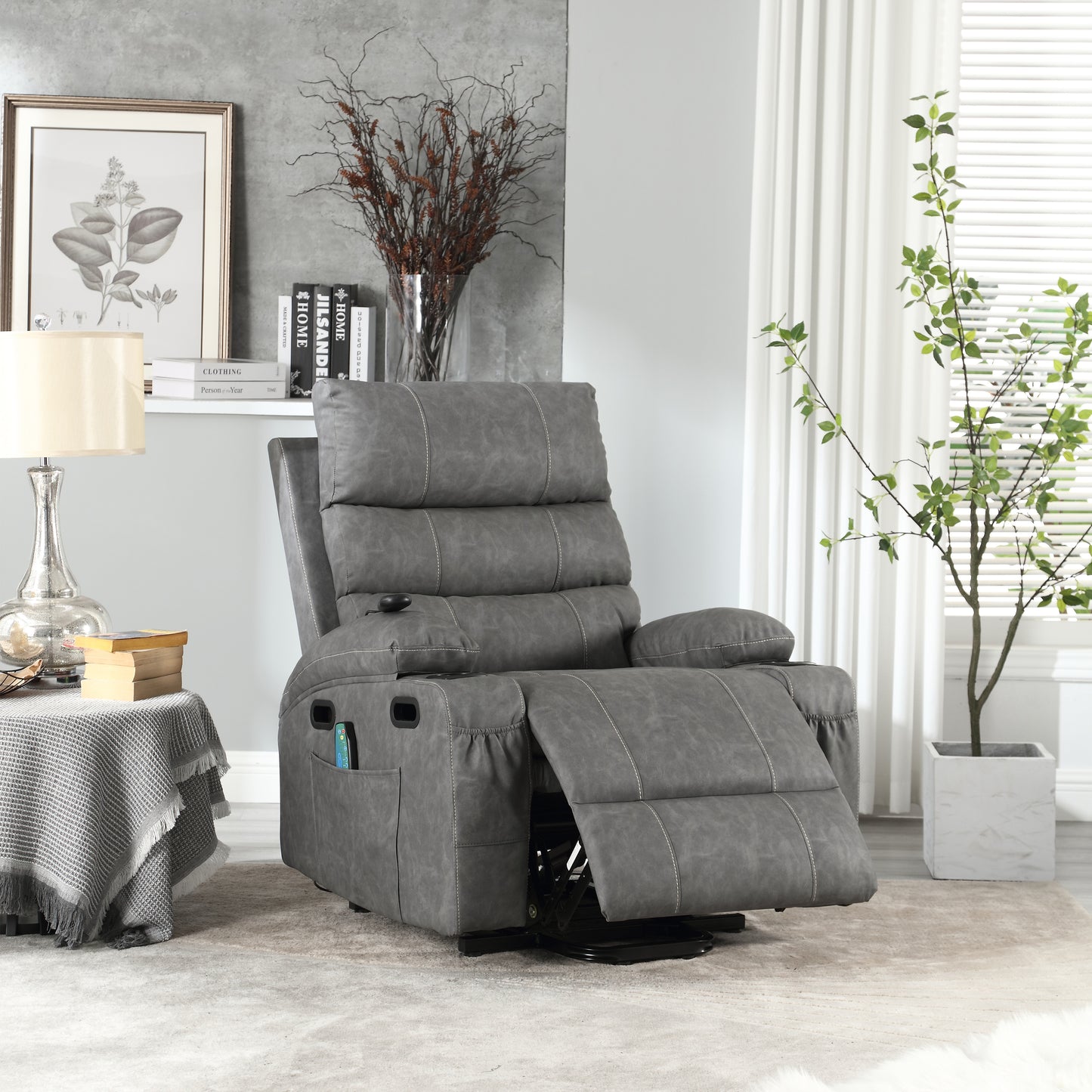 Lavish 21 Electric Power Lift Recliner Chair for Elderly with Deluxe Features