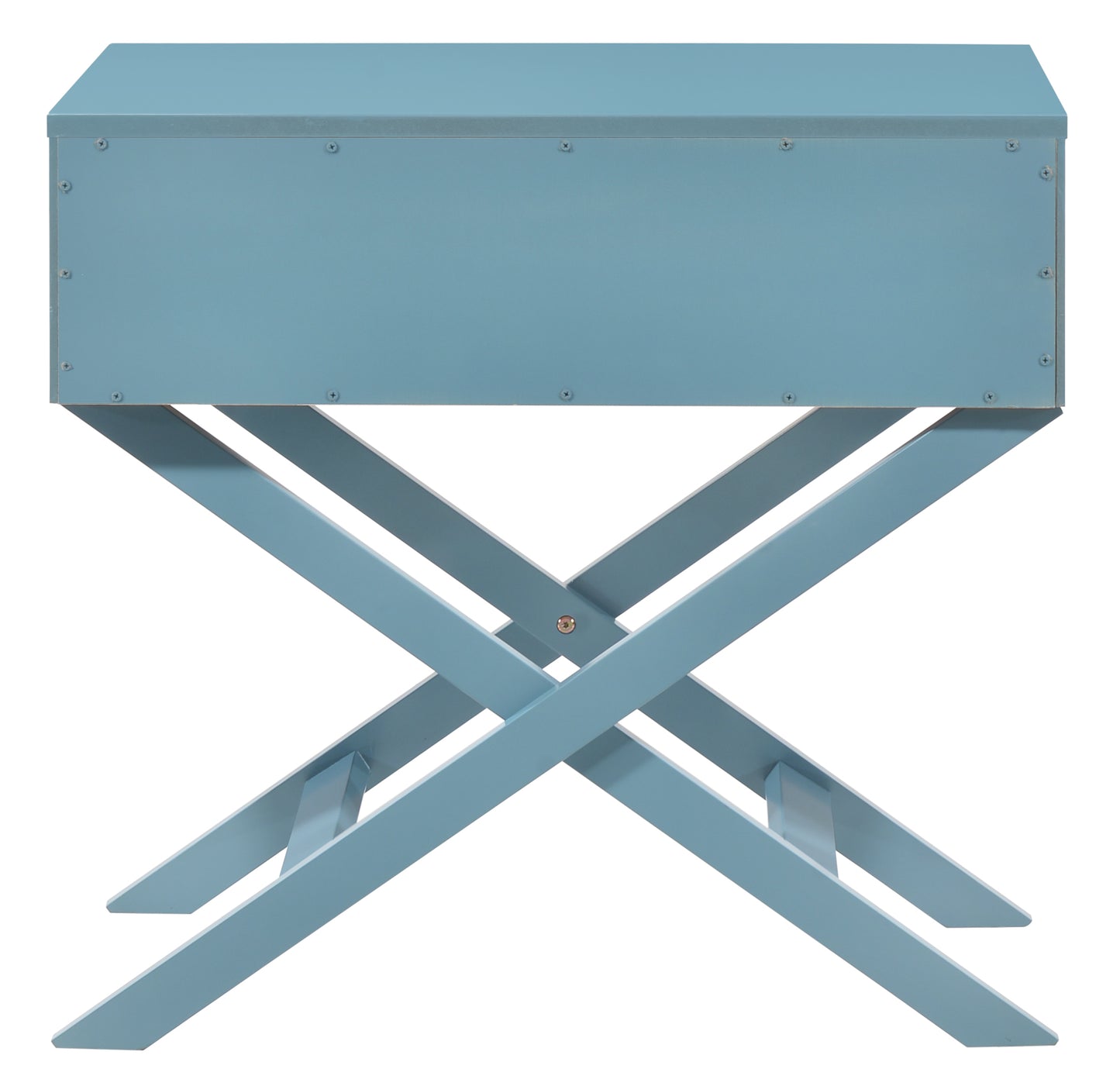 Xavier G0079-N Nightstand , Teal