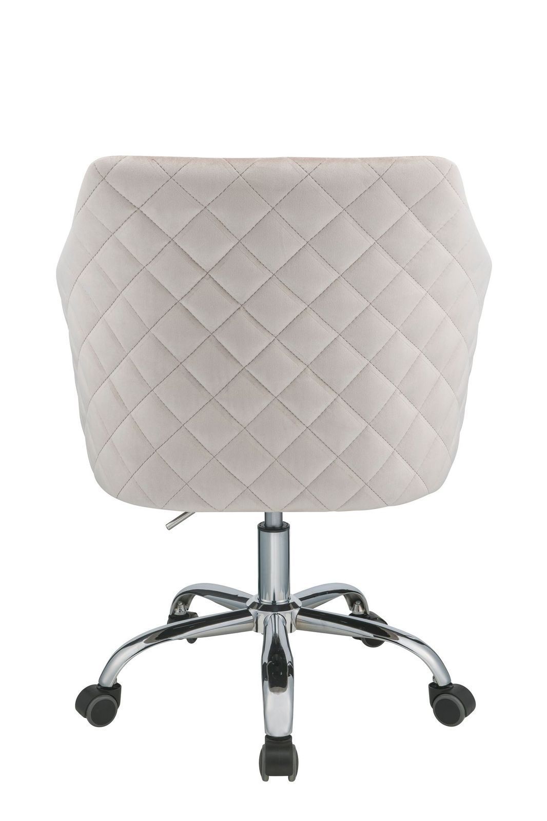 Cosgair Office Chair in Champagne Velvet & Chrome 92506