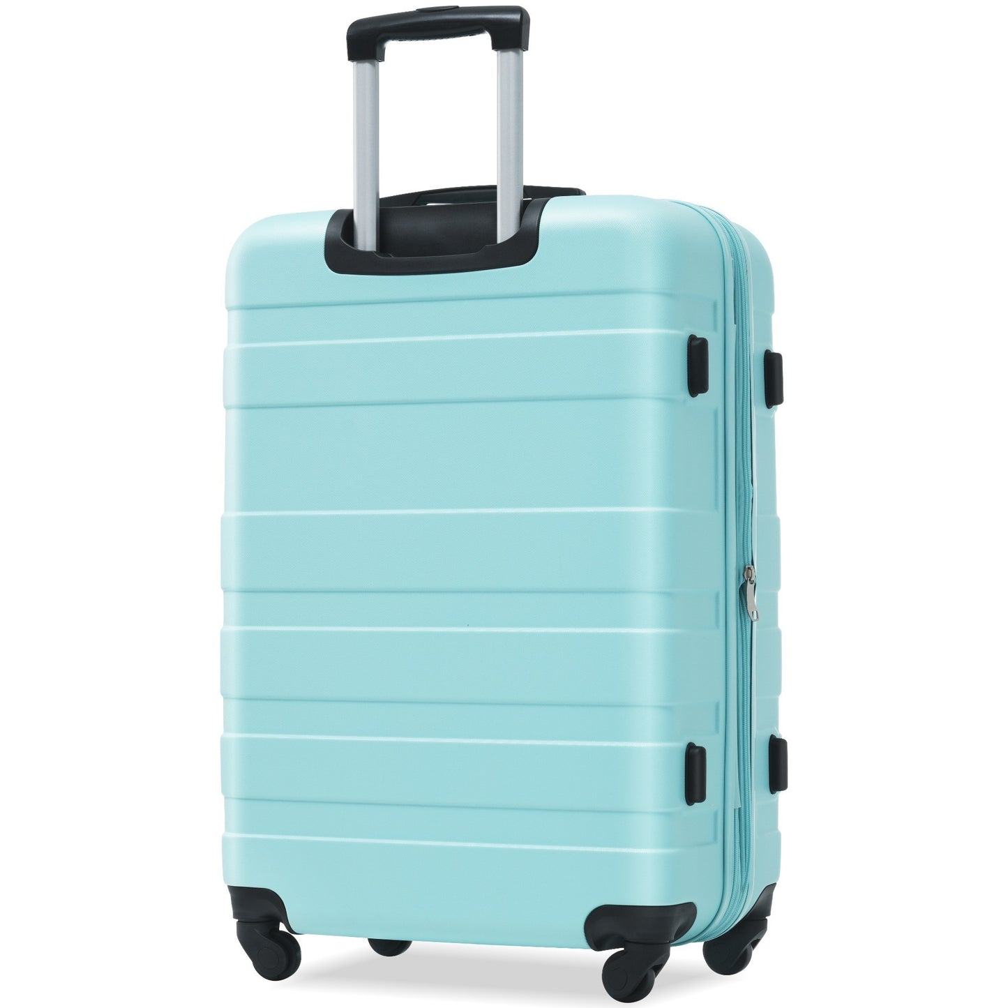 Luggage Sets New Model Expandable ABS Hardshell 3pcs Clearance Luggage Hardside Lightweight Durable Suitcase sets Spinner Wheels Suitcase with TSA Lock 20''24''28''( Blue)