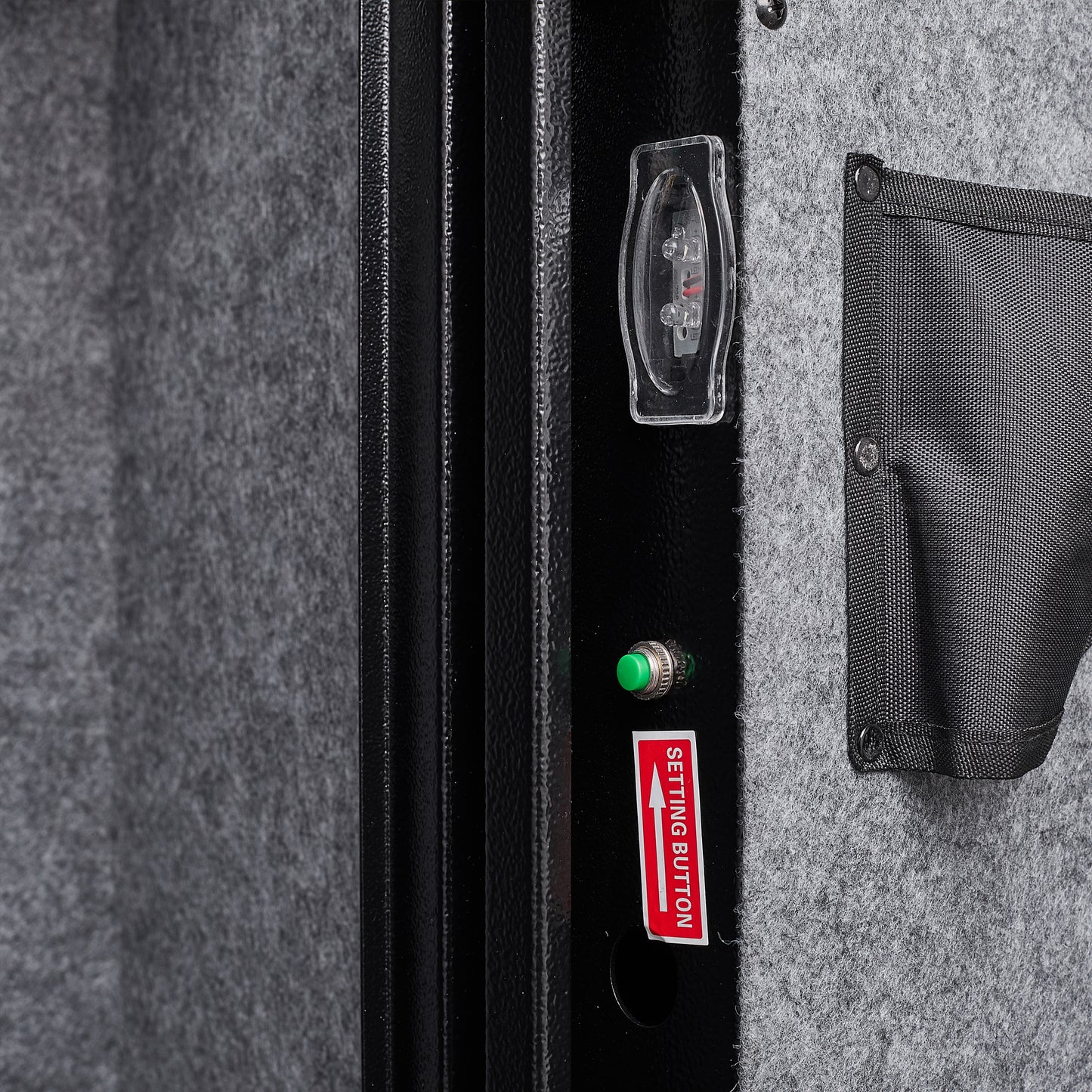 5 Gun Safe with Electronic Keypad, LED Light, and Alarm System