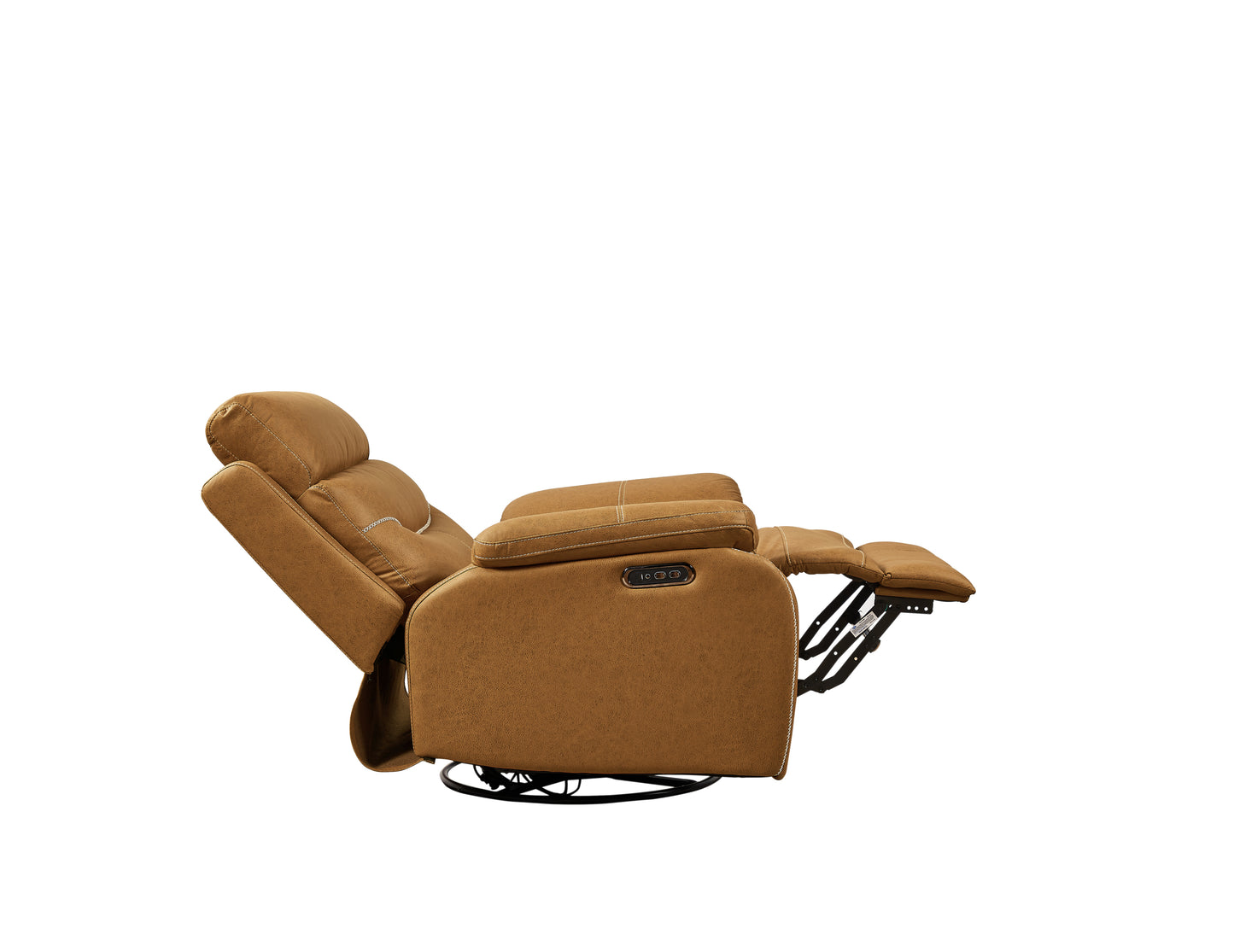 Swivel Rocker Recliner Chair with Dual OKIN Motor and Power Headrest Function