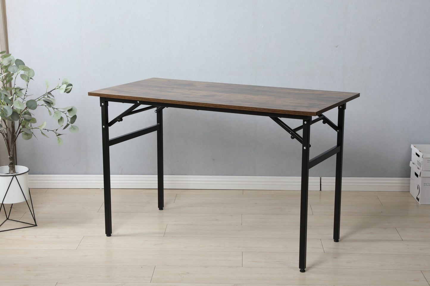 Folding Desk with Space-Saving Design - 31.5x15.7 inches