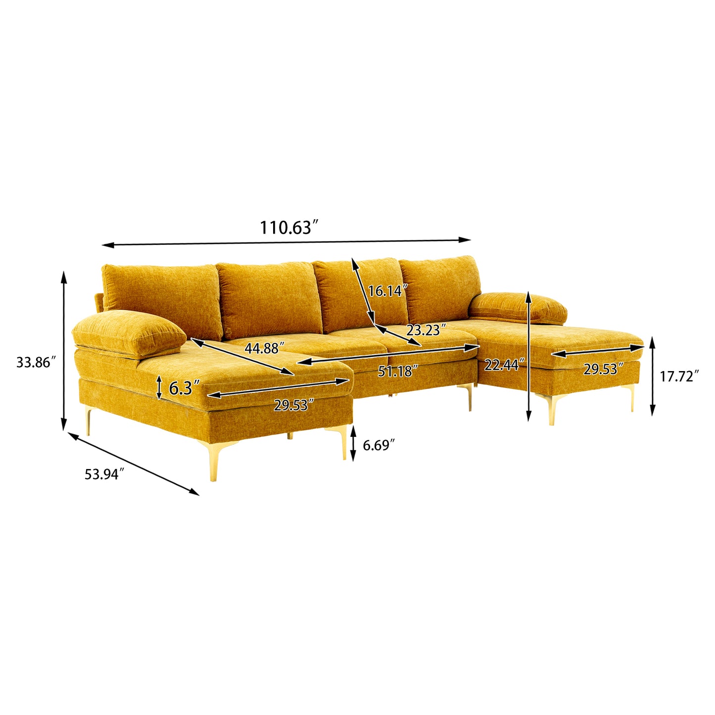 Accent sofa /Living room sofa sectional  sofa