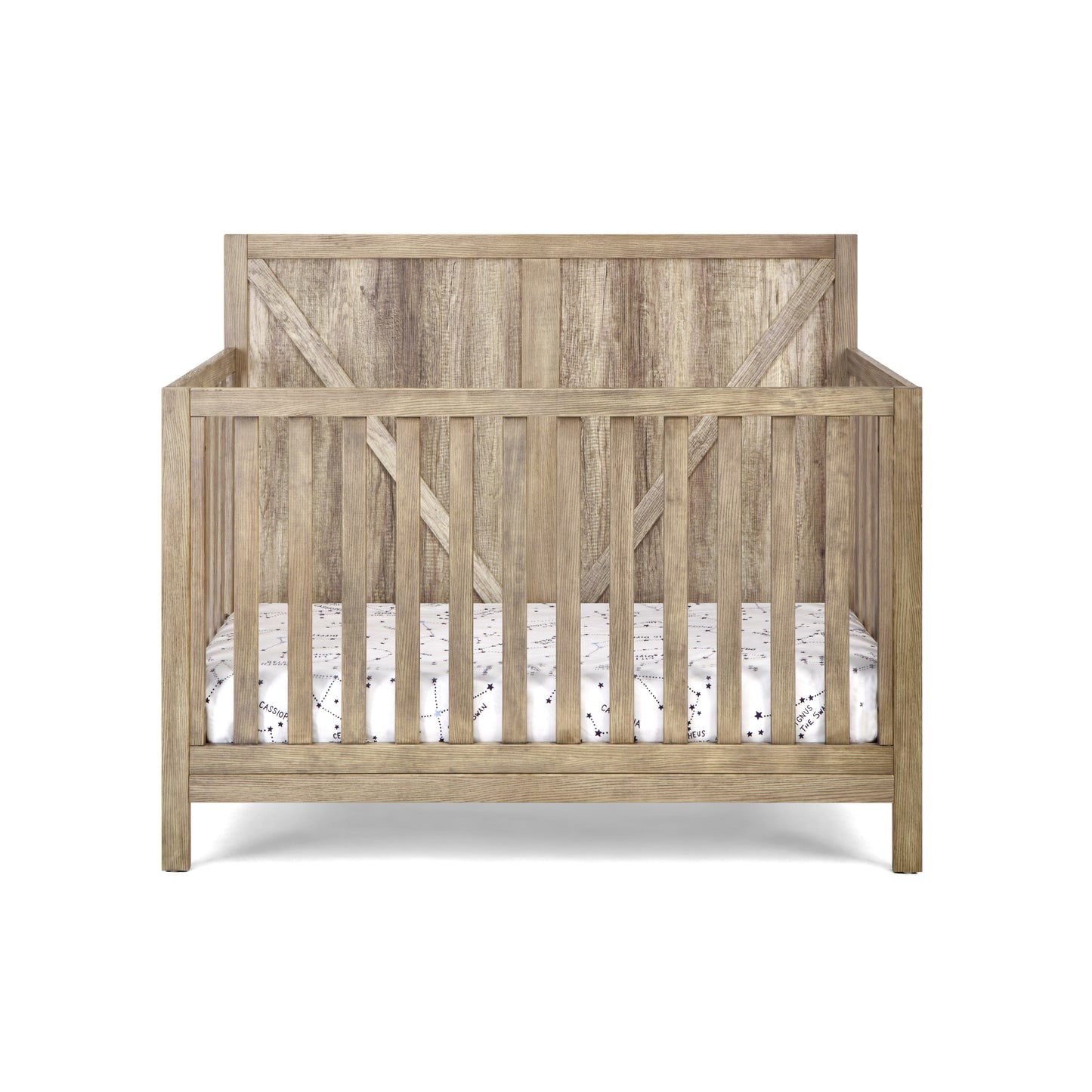 Barnside 4-in-1 Convertible Crib Vintage Chestnut