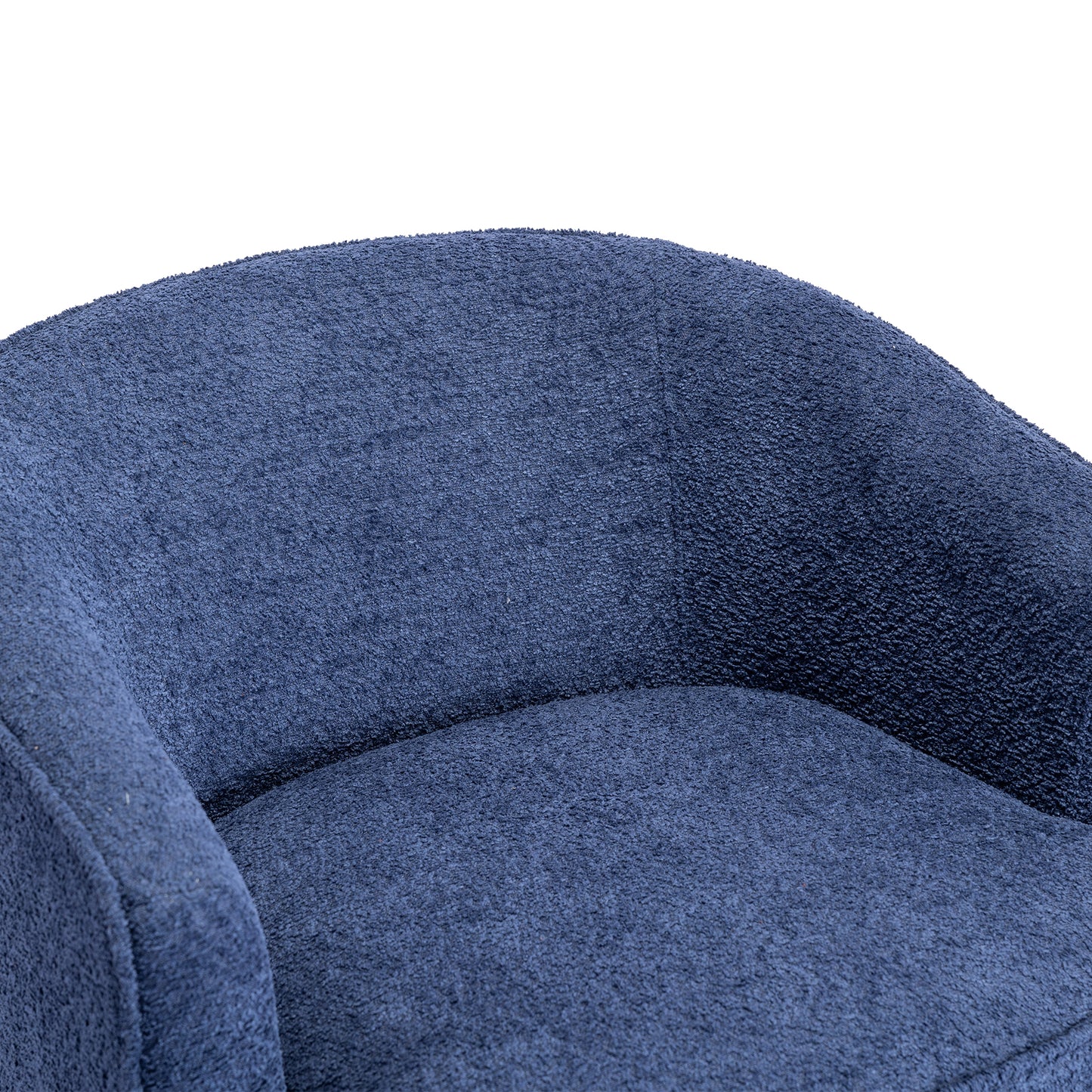 Swivel Barrel Chair with 360-Degree Swivel Feature and Plush Comfort