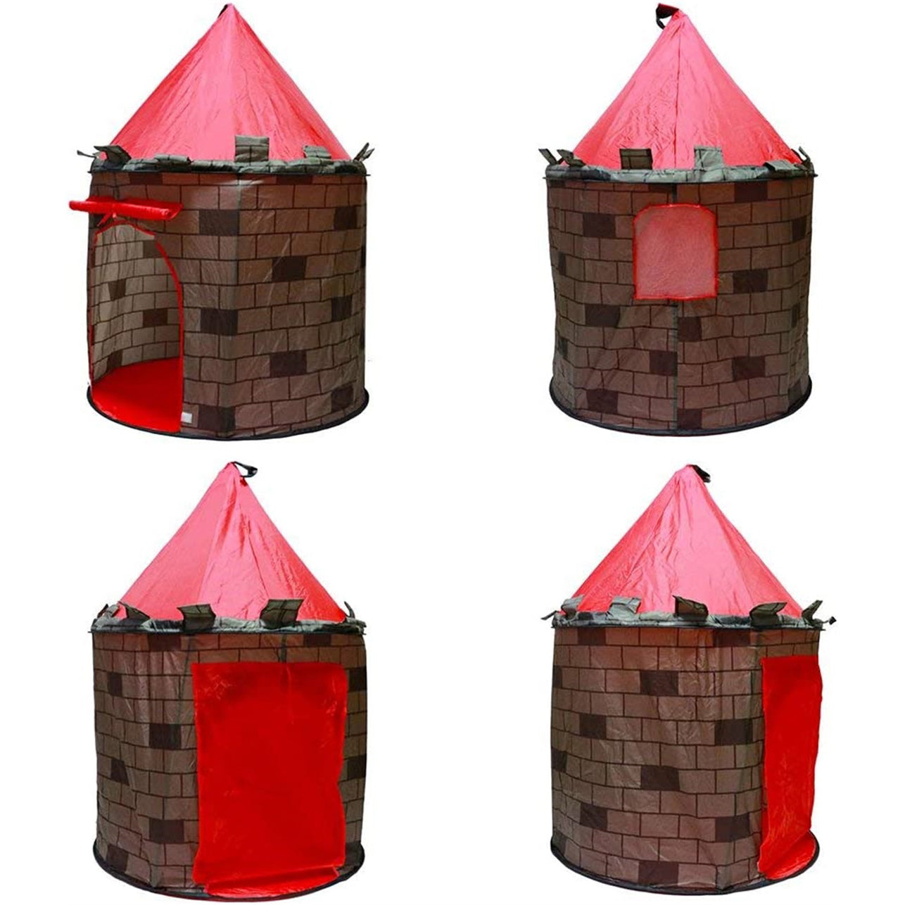 Princess Castle Play Tent with Ocean Ball and Pop-Up Feature for Kids