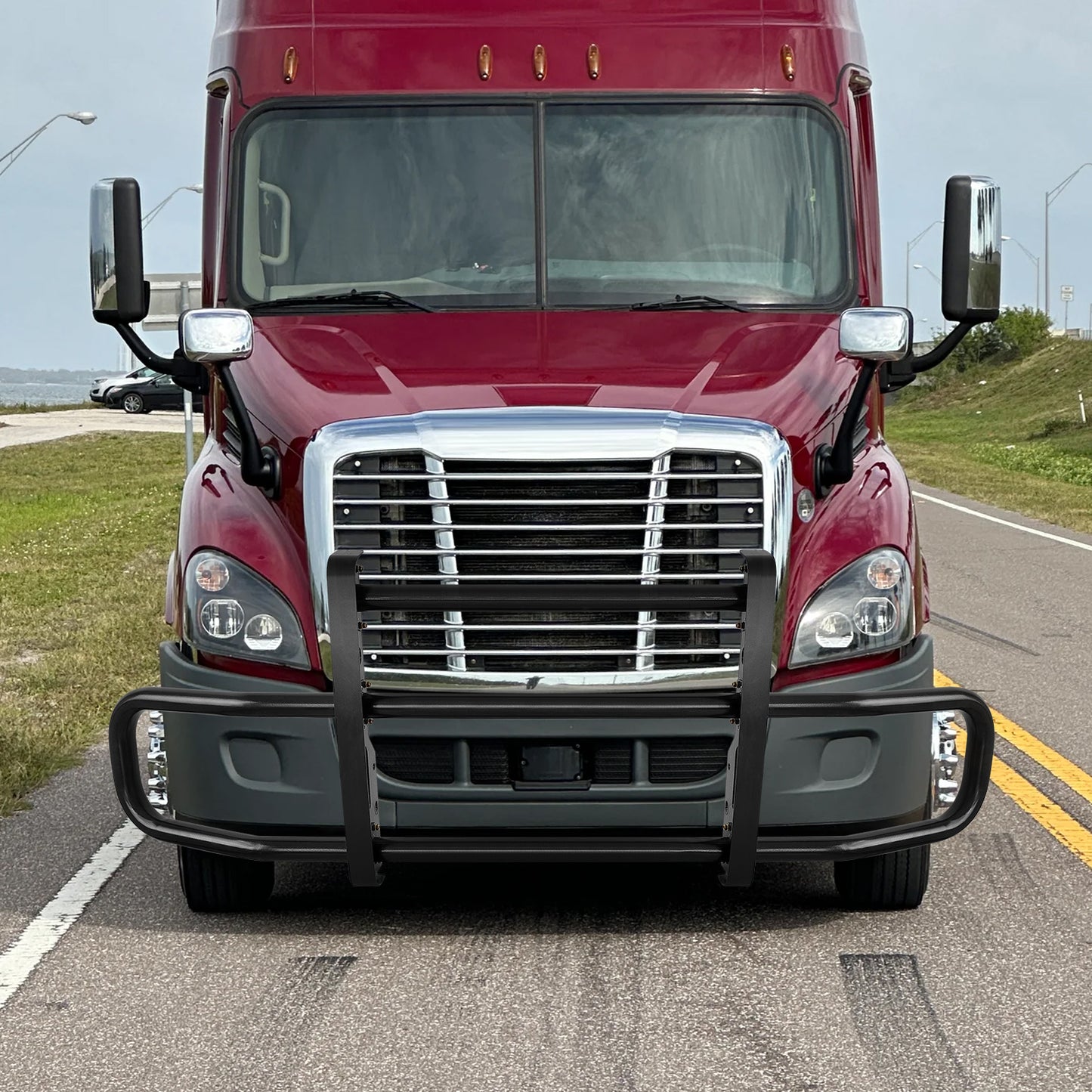 Deer Guard with Brackets for Freightliner Cascadia 2008-2017