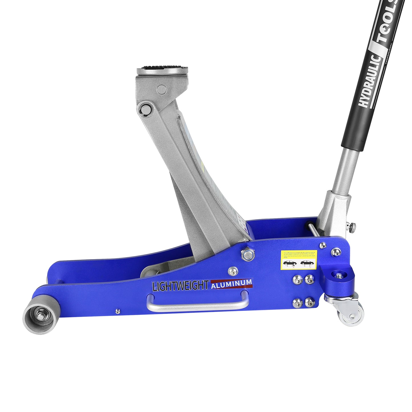 3-Ton Quick Rise Aluminum Floor Jack with Dual Pump Pistons & Reinforced Lifting Arm