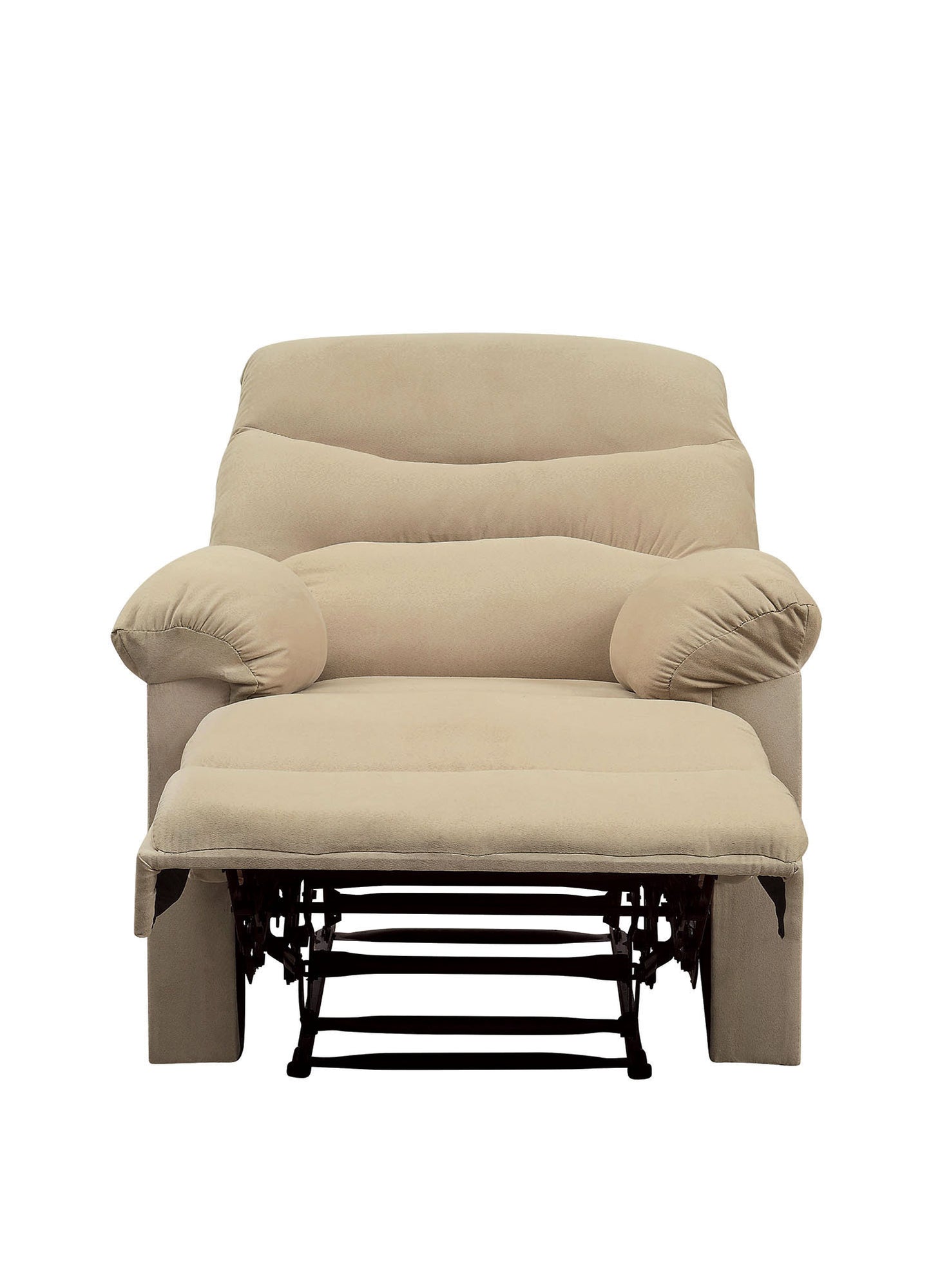 Beige Microfiber Arcadia Motion Recliner