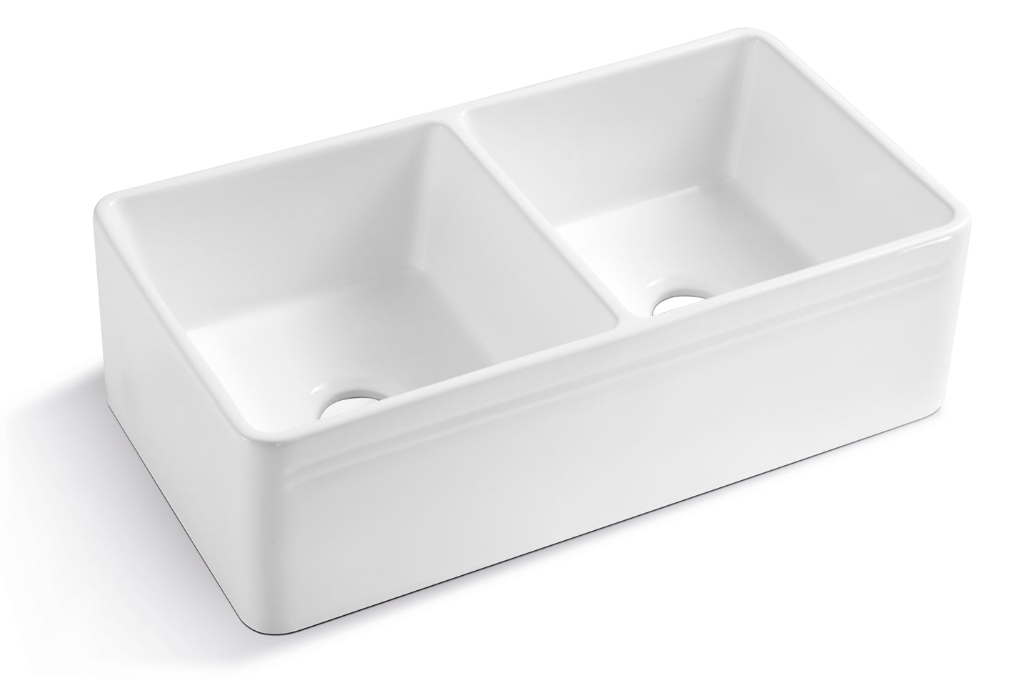 Elegant White Ceramic Farmhouse Kitchen Sink