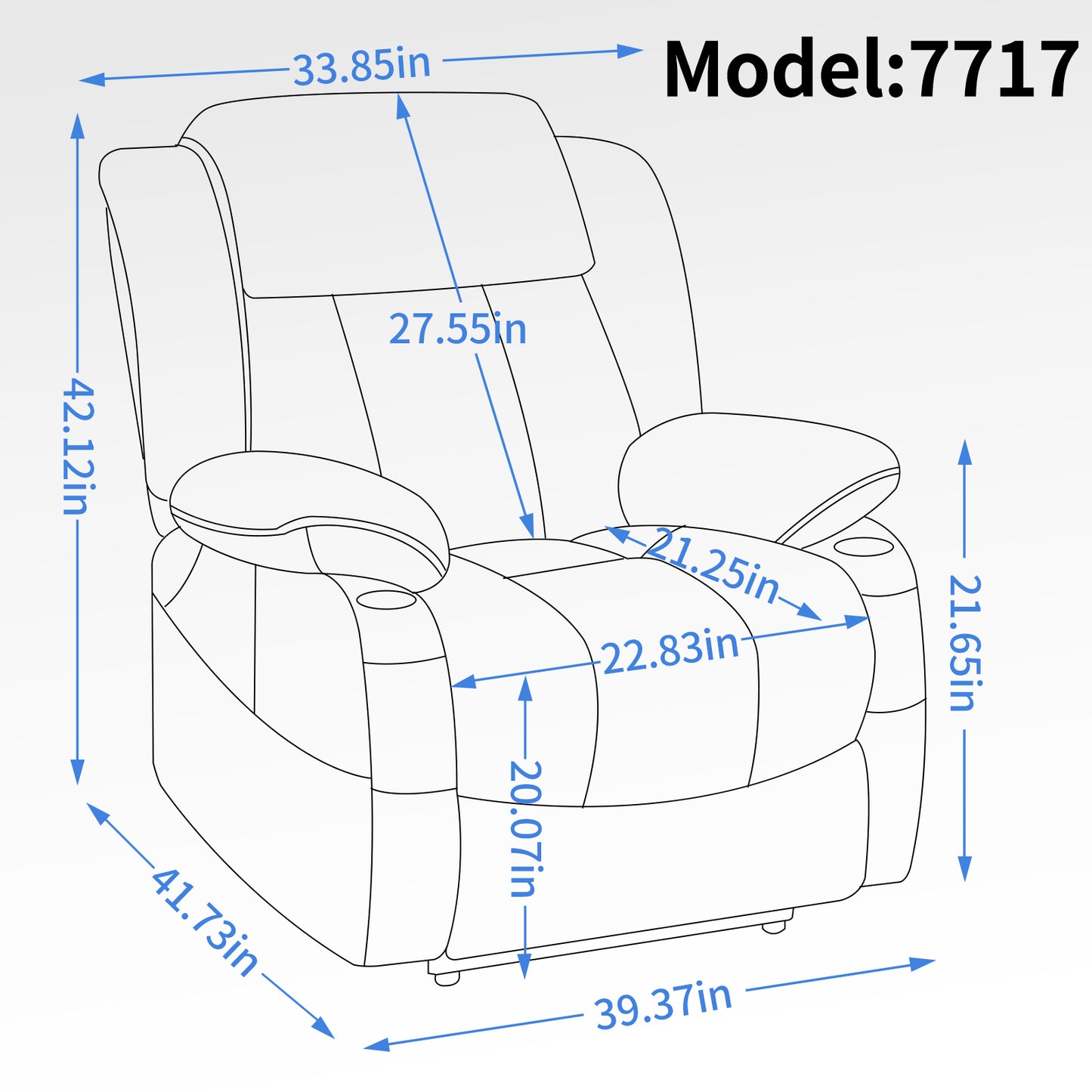 Brown Leatheraire Power Lift Recliner Chair with Dual Motor & Massage Functions