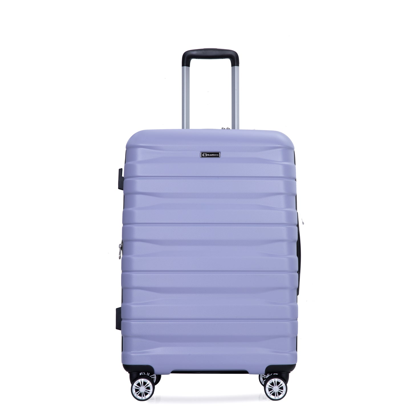 3 Piece Luggage Sets PC Lightweight & Durable Expandable Suitcase with Two Hooks, Double Spinner Wheels, TSA Lock, (21/25/29) Light Purple