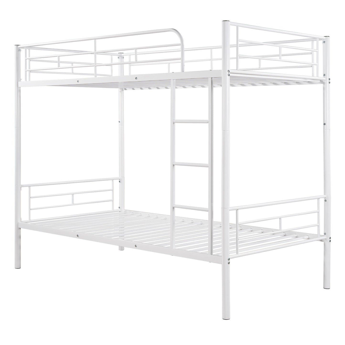 Manhattan Twin Metal Bed with Chrome Finish