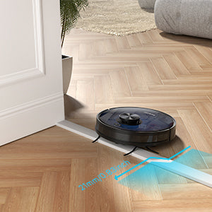 Effortless Cleaning Solution: Geek Smart L7 Robot Vacuum Cleaner and Mop, Smart Navigation, Wi-Fi Connectivity, Room Selection Feature, MAX 2700 PA Suction, Suitable for Pets and Spacious Homes