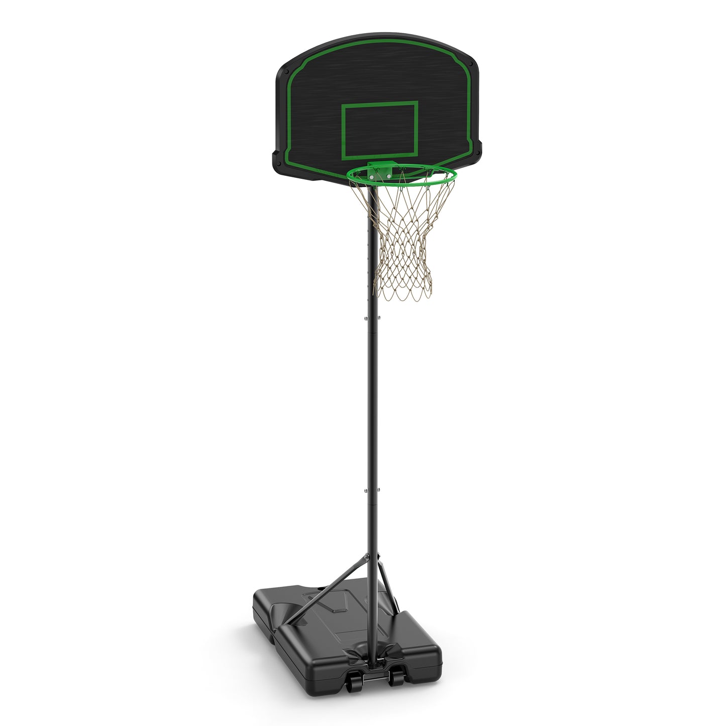 Basketball Hoop System Stand with 30in Backboard, Height Adjustable 60Inch-78Inch for Indoor Outdoor, Fillable Base with Wheels for Kids, Youth