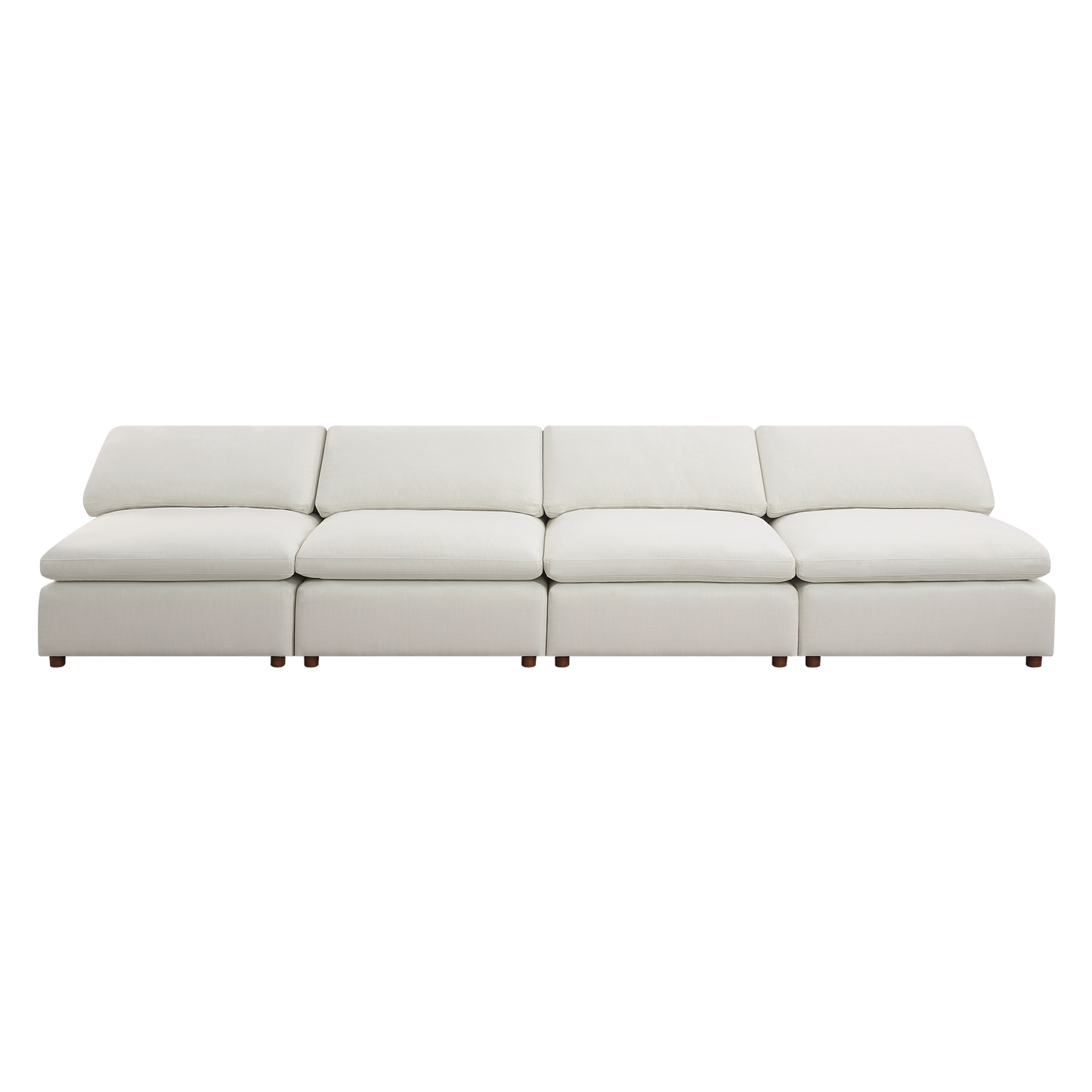 Customizable White Modern Sectional Sofa Set