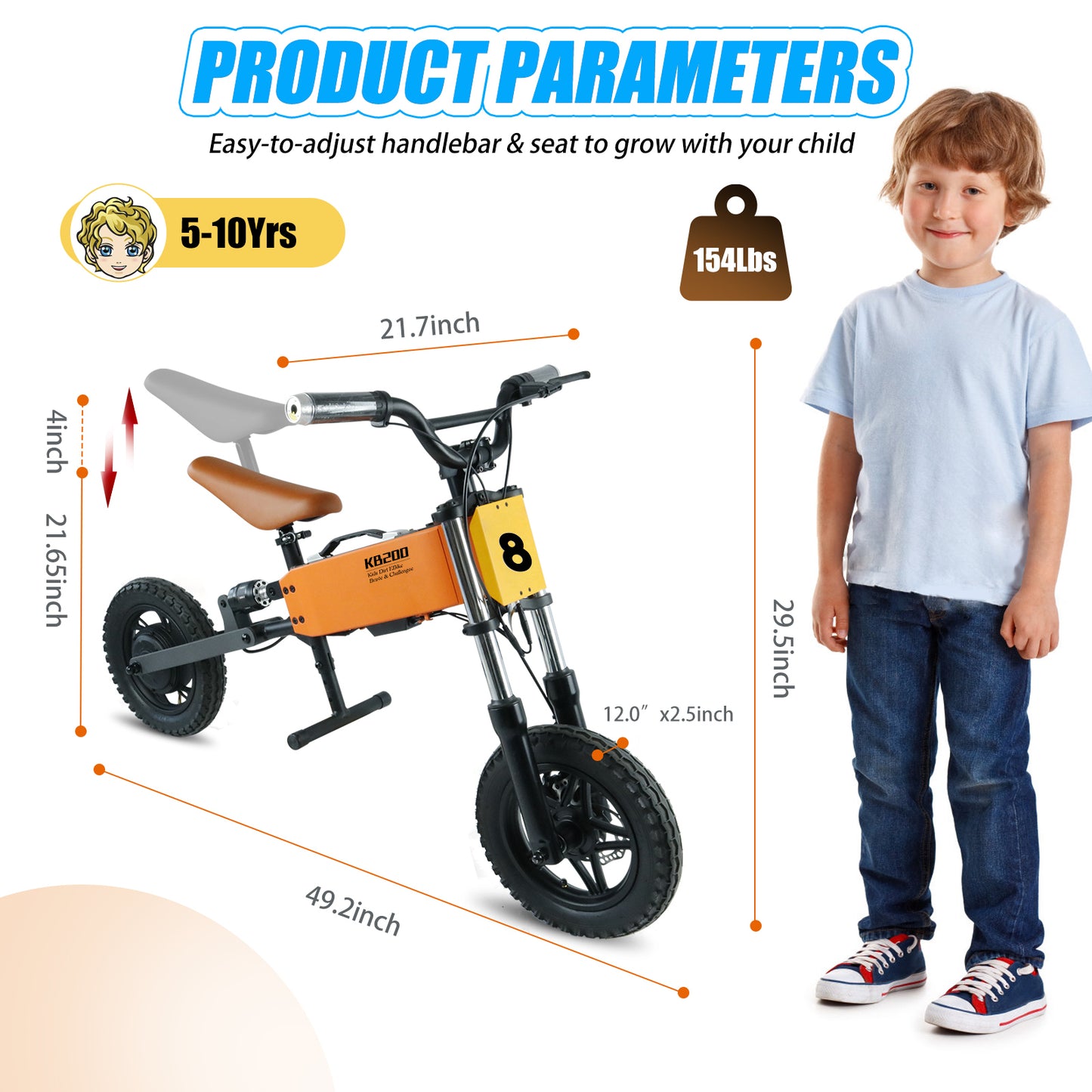 Children's Off-Road Electric Adventure Bike