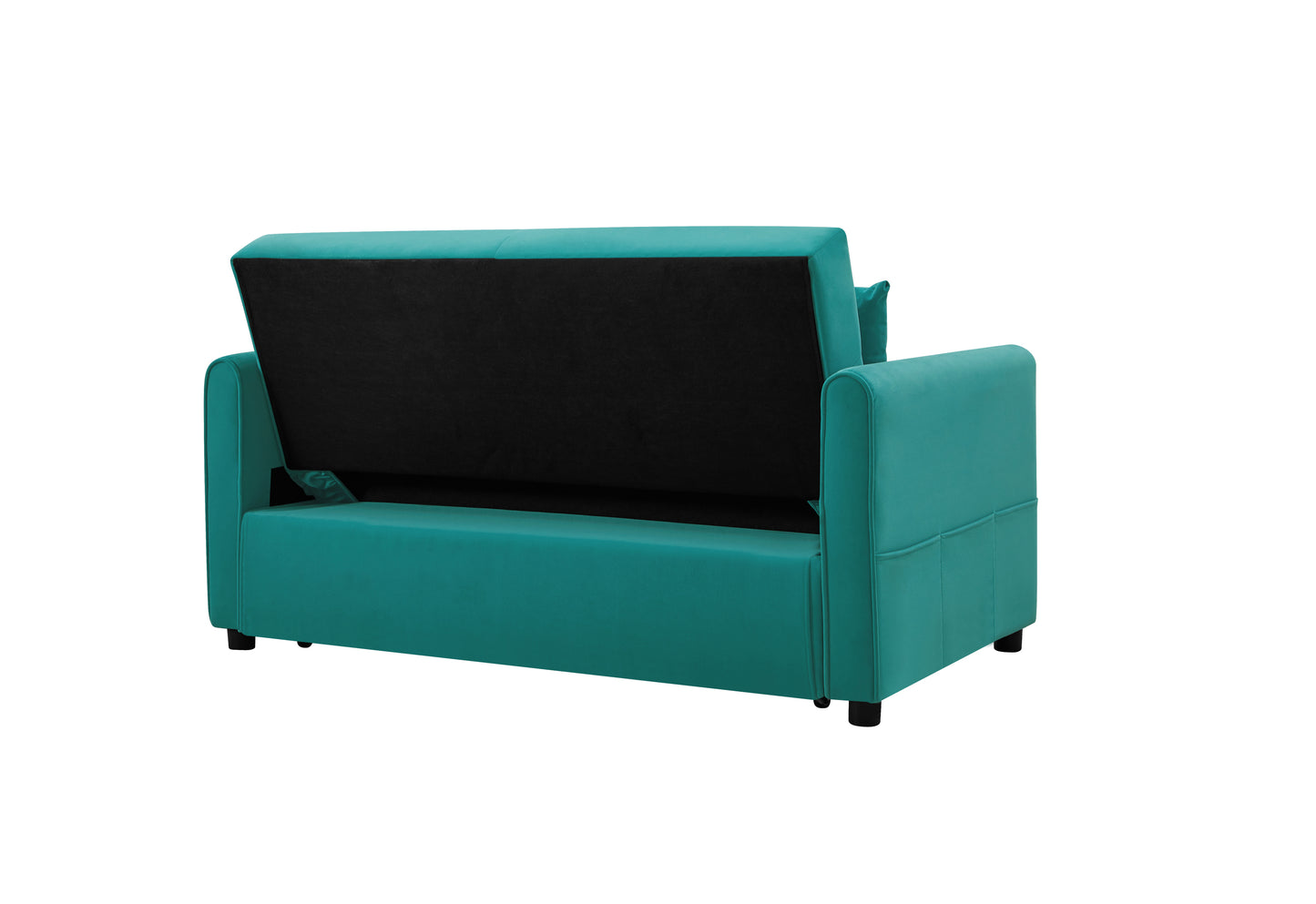 Blue Convertible Leisure Love Sofa