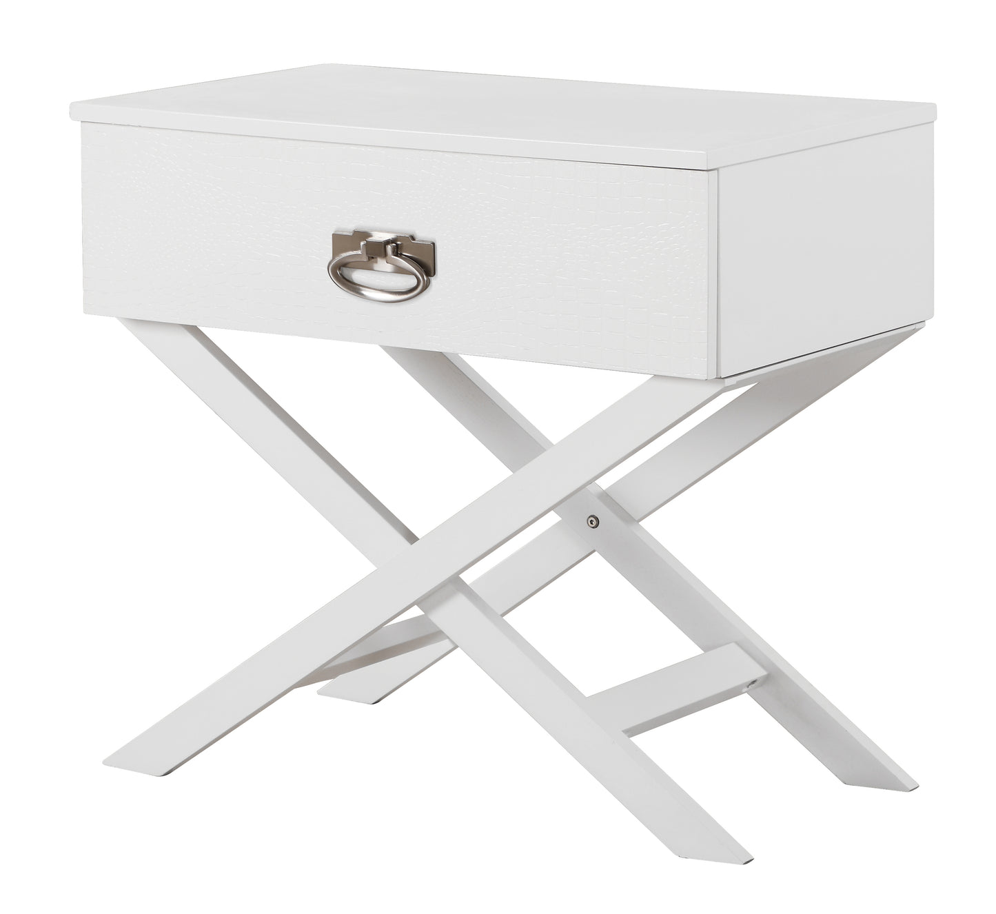 Xavier G0072-N Nightstand , White