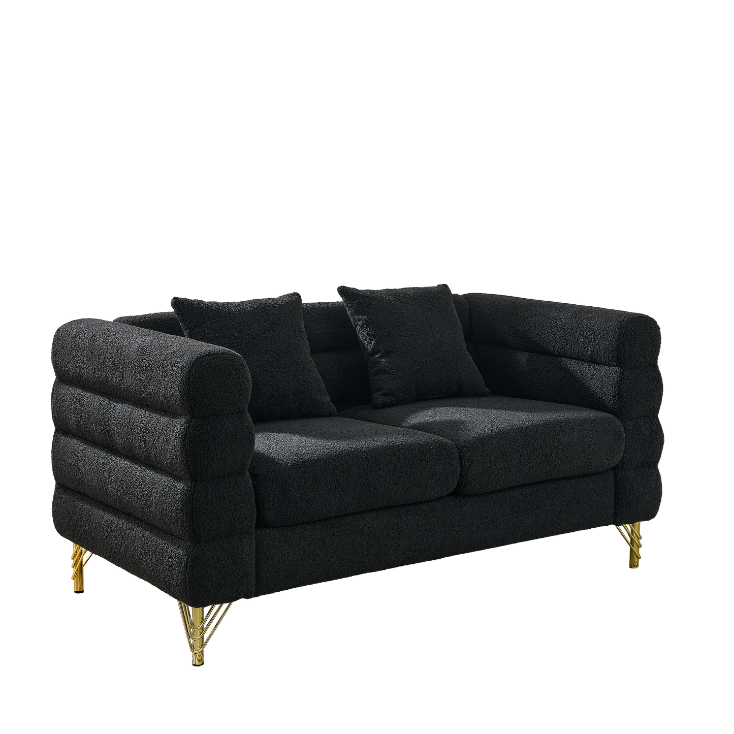 Black Teddy 3+3 Combination Sofa