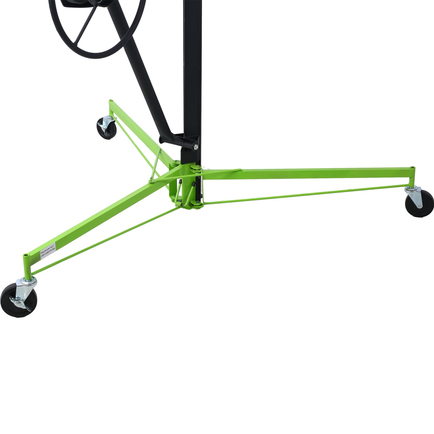 Drywall Lift Panel 11' Lift Drywall Panel Hoist Jack Lifter,GREEN+BLACK