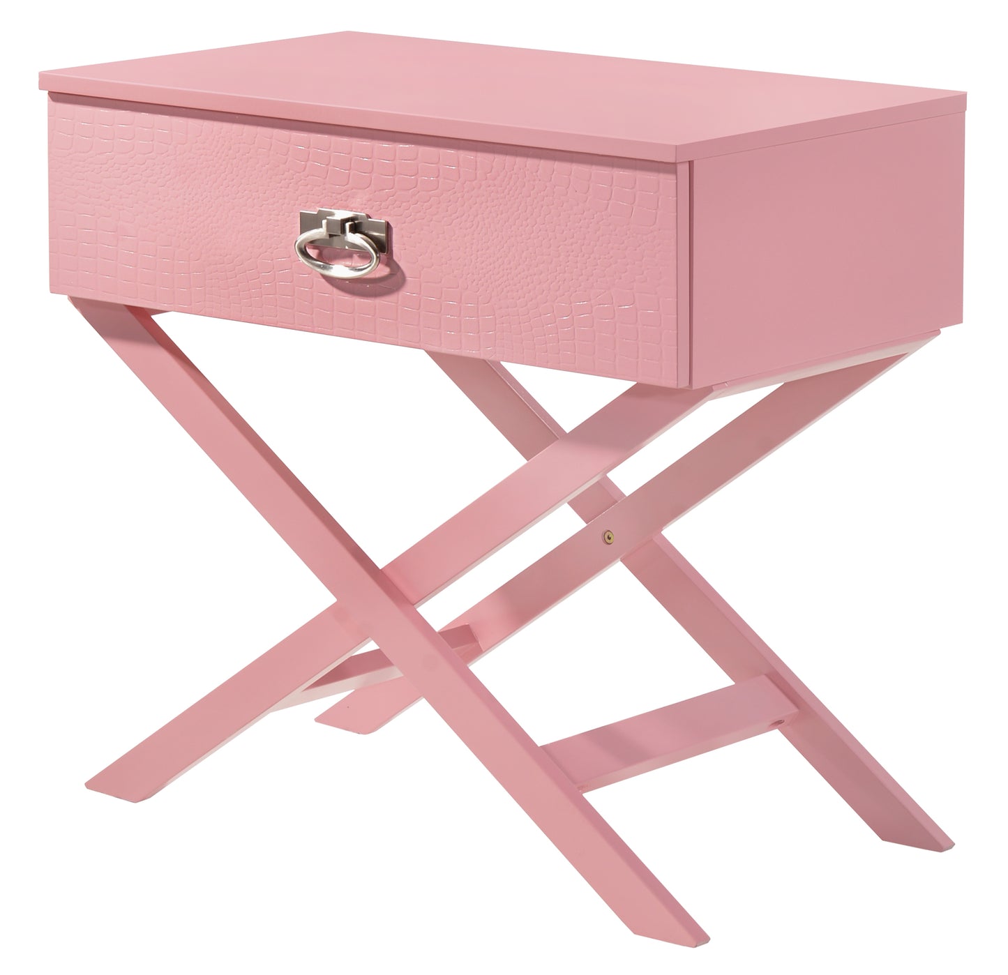 Xavier G0074-N Nightstand , Pink