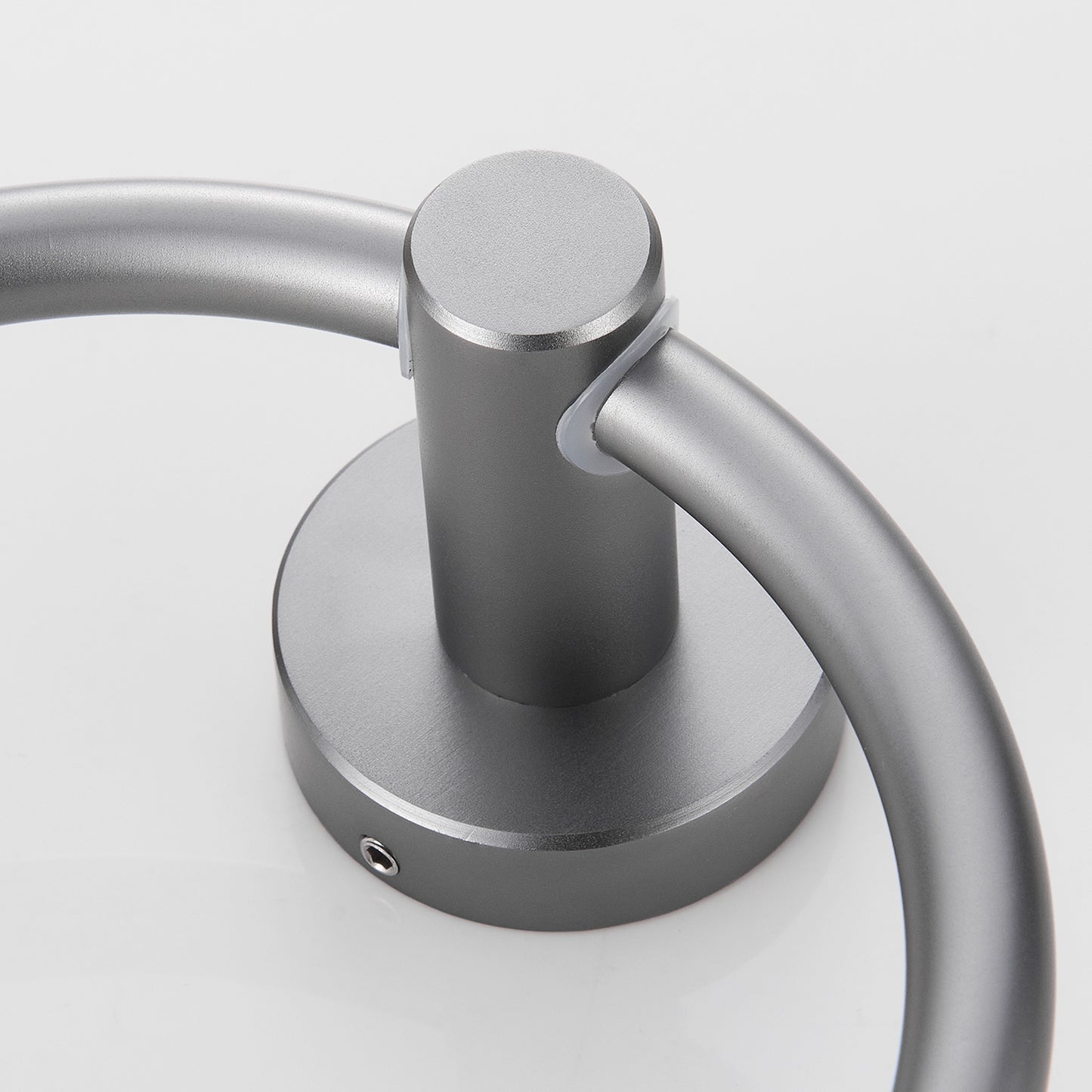 Gunmetal Aluminum Hand Towel Ring for Bathroom