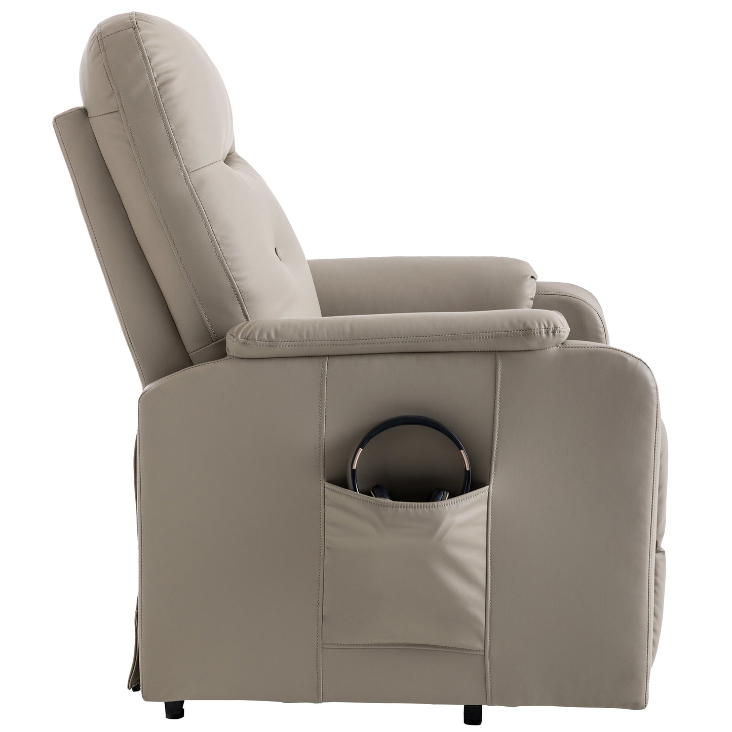 Electric Power Lift Massage Recliner Chair with Heating, Side Pocket, and Comfortable Design