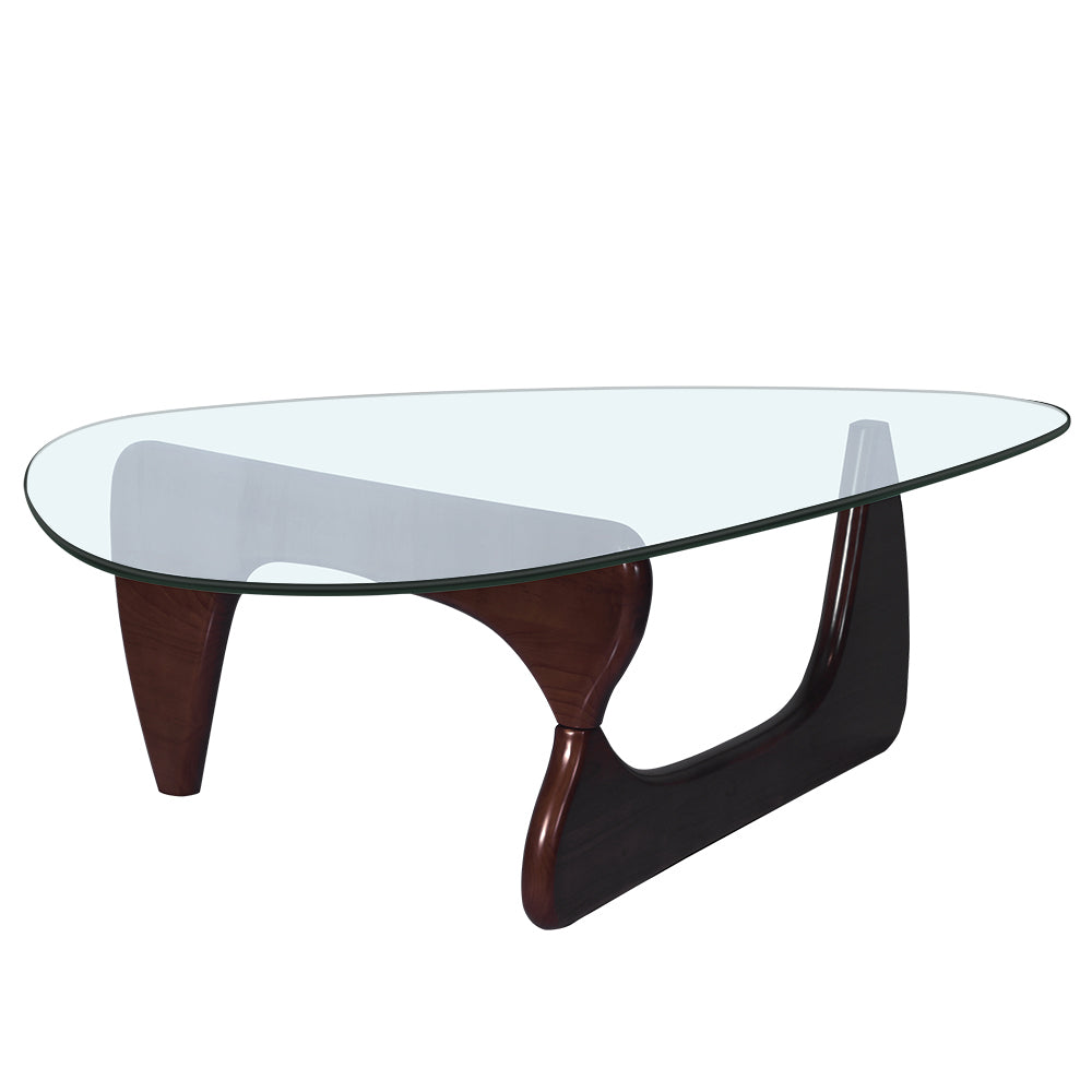 Modern Triangle Solid Wood Coffee Table for Home