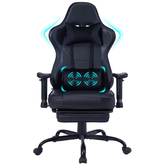 Ergonomic Gaming Chair with Vibration Massage Function