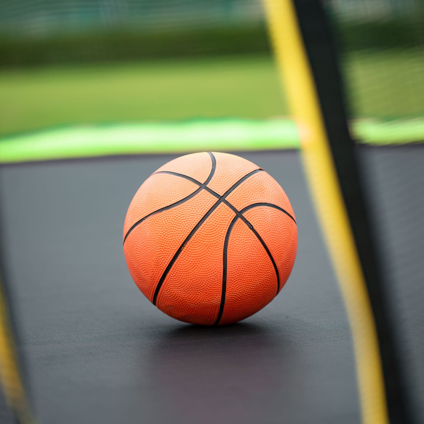 16FT Trampoline with Basketball Hoop pump and Ladder(Inner Safety Enclosure) with soccer goal Green